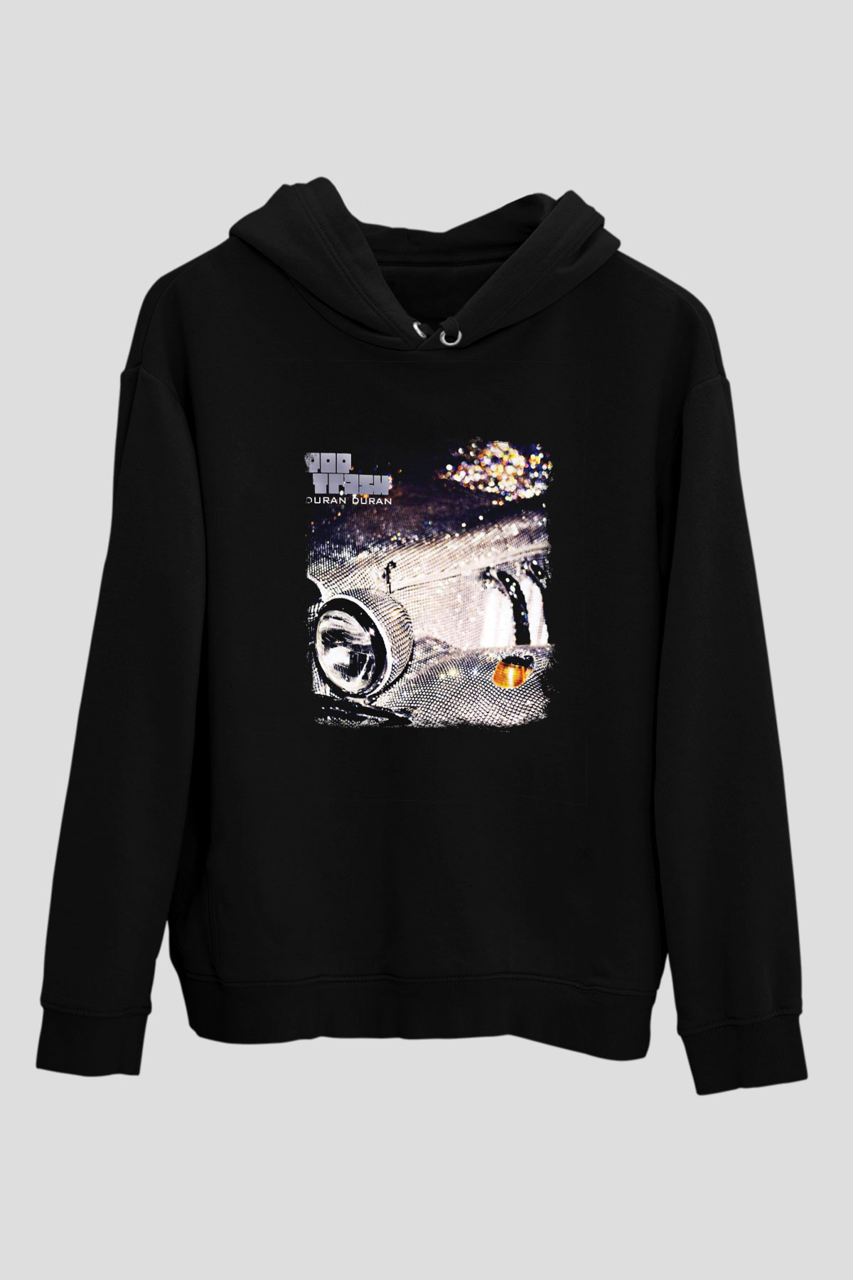 Duran Duran Baskılı Unisex Siyah Hoodie