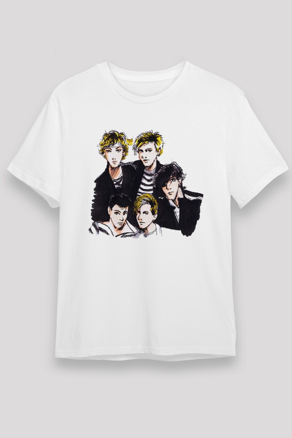 Duran Duran Beyaz Unisex Tişört T-Shirt - TişörtFabrikası