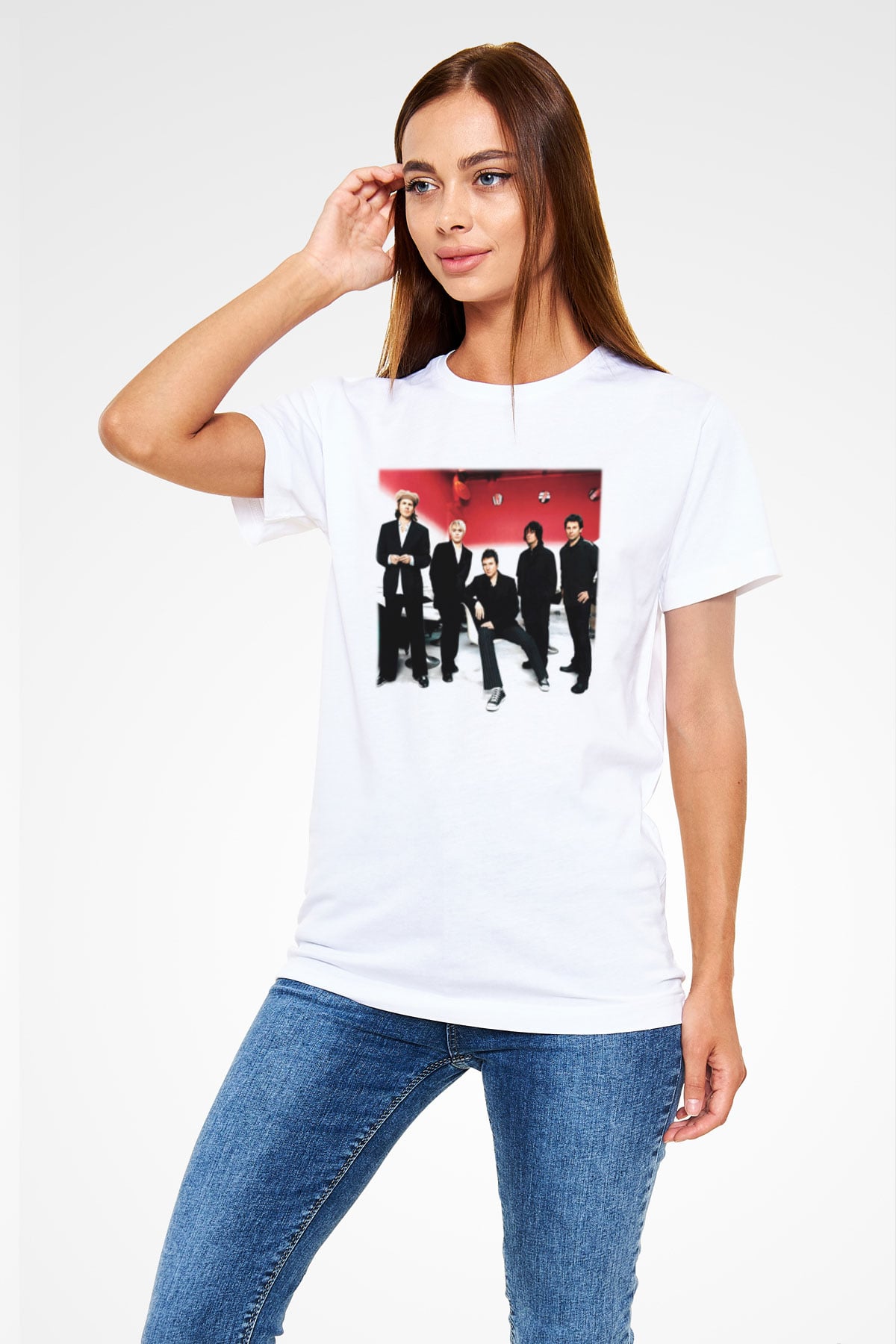 Duran Duran Beyaz Unisex Tişört T-Shirt - TişörtFabrikası