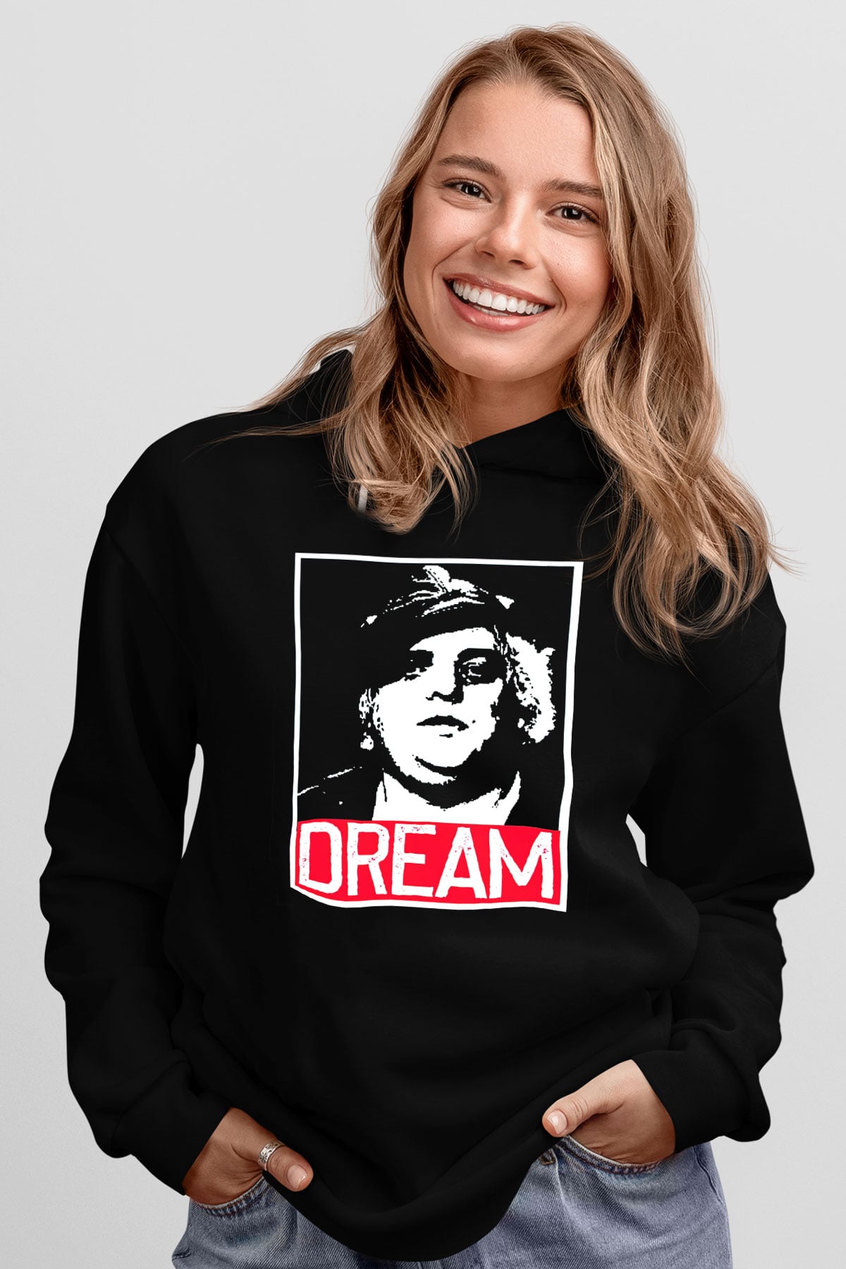 Dusty Rhodes Siyah Unisex Hoodie