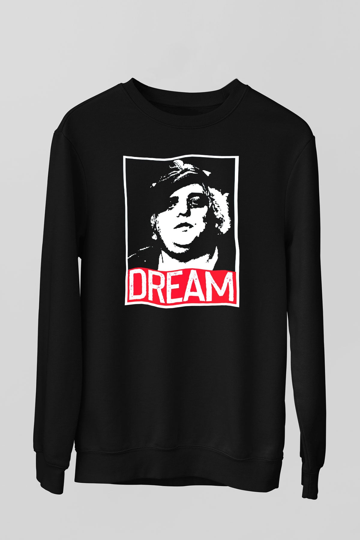 Dusty Rhodes Siyah Unisex  Sweatshirt