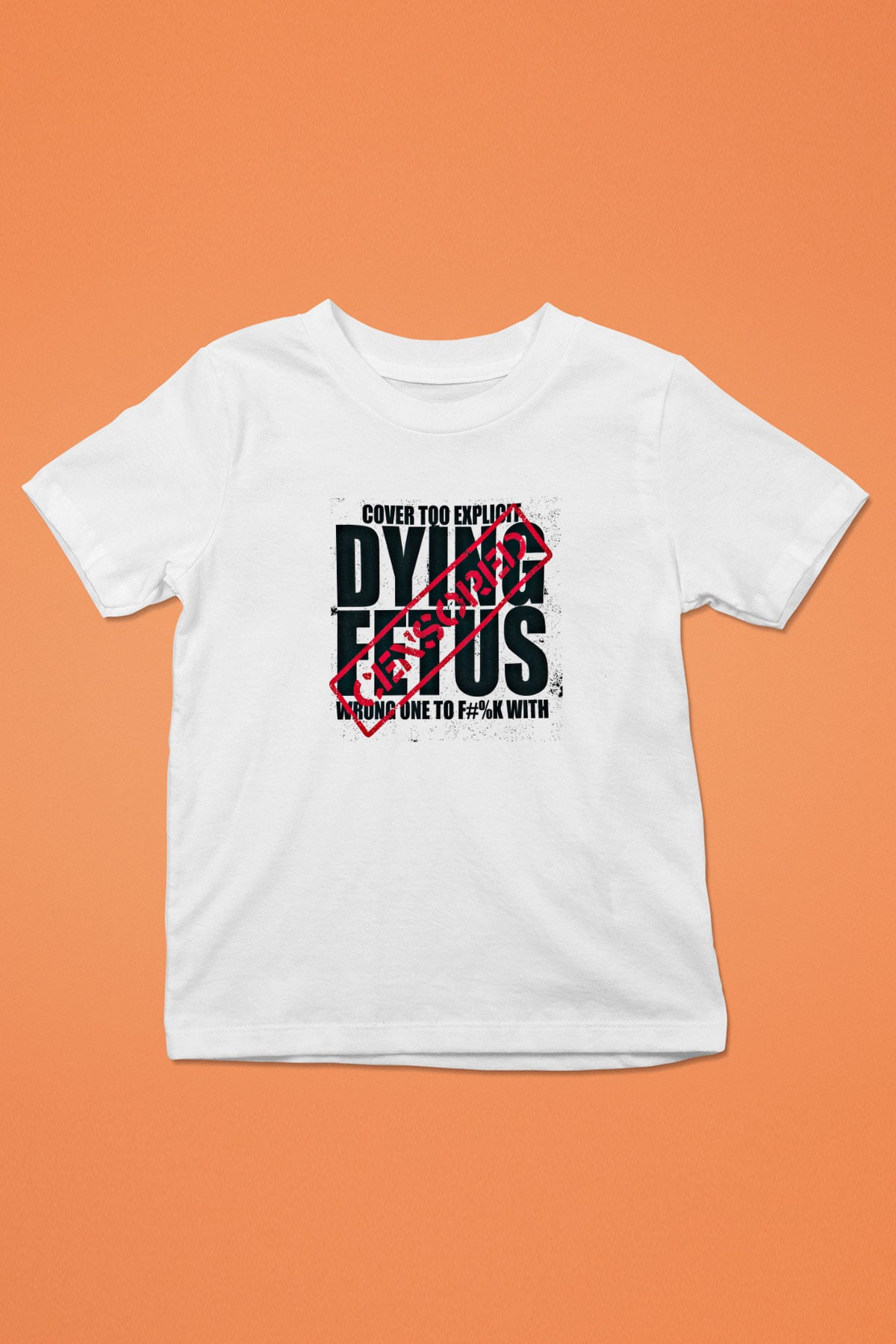 Dying Fetus Baskılı Unisex Beyaz Çocuk Tişört