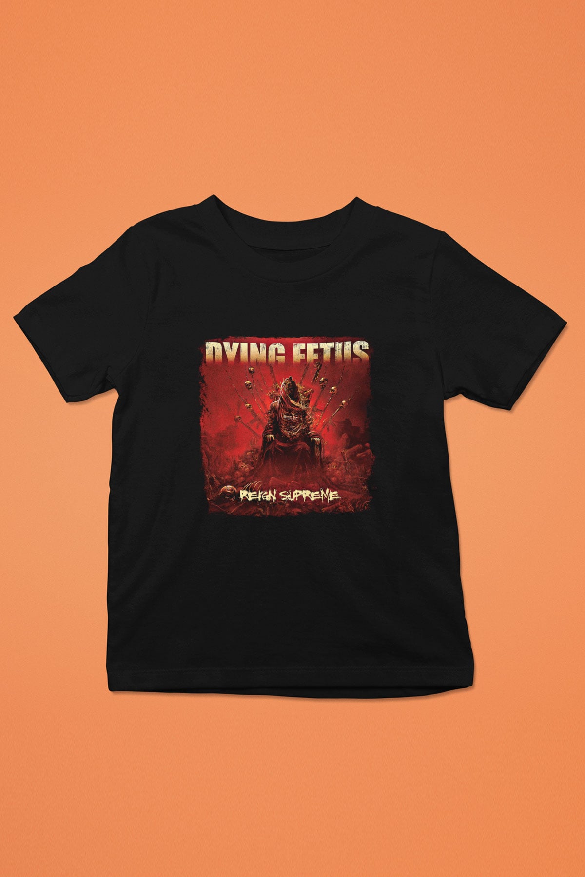 Dying Fetus Baskılı Unisex Siyah Çocuk Tişört