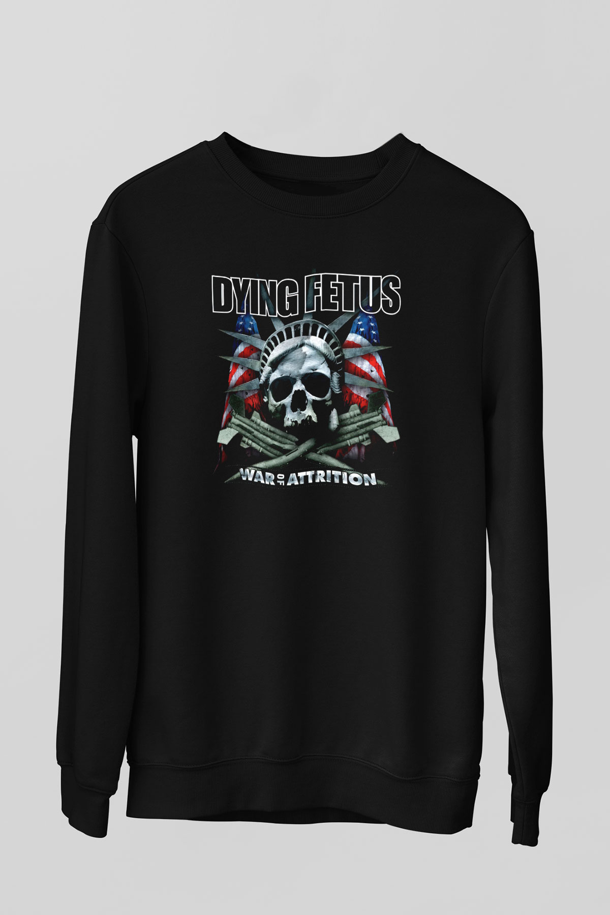 Dying Fetus Siyah Unisex Sweatshirt