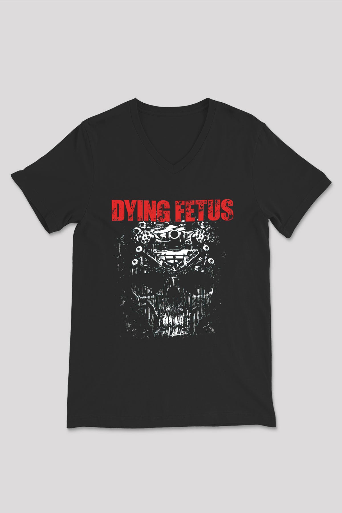 Dying Fetus Siyah Unisex V Yaka Tişört
