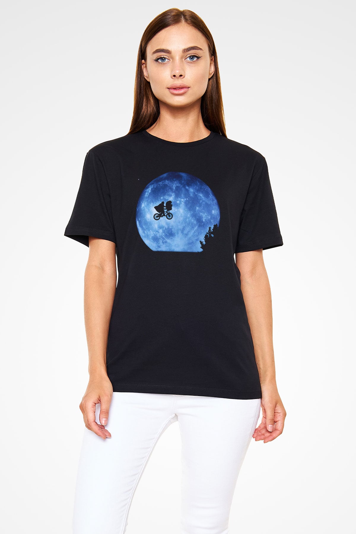 E.T. Siyah Unisex Tişört
