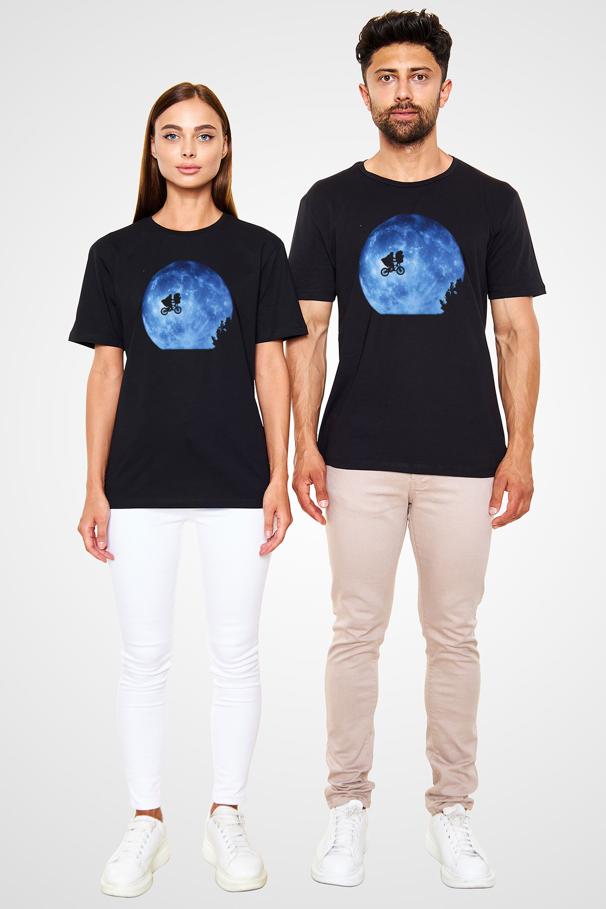 E.T. Siyah Unisex Tişört