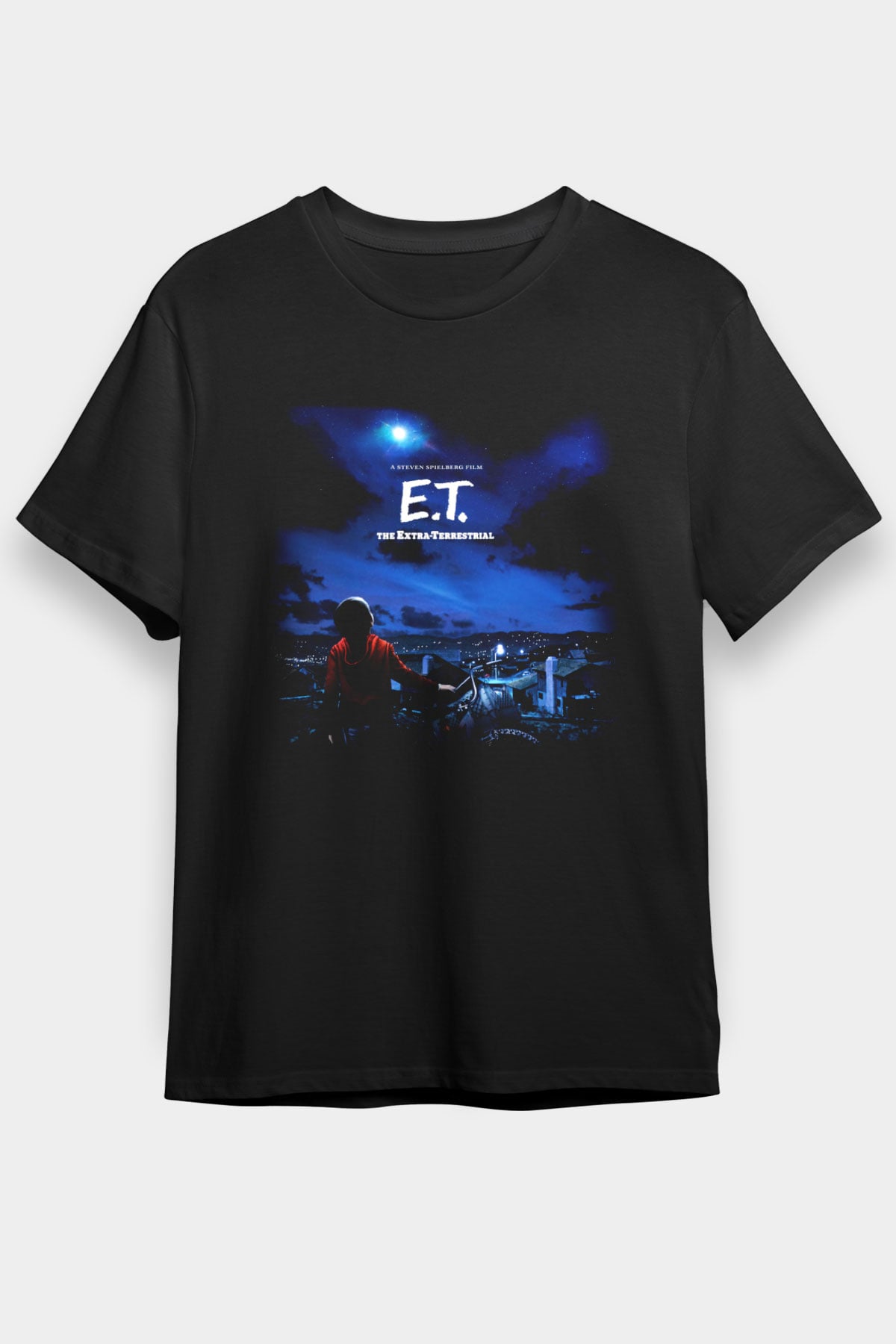 E.T. Siyah Unisex Tişört