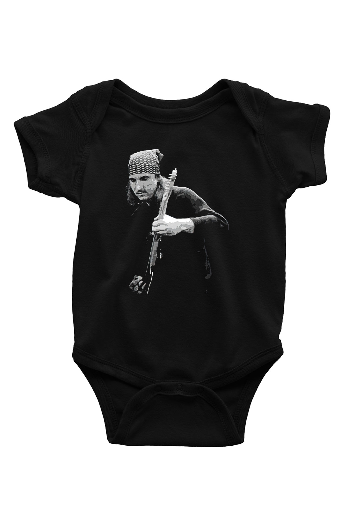 Eagles Baskılı Unisex Siyah Bebek Body - Zıbın