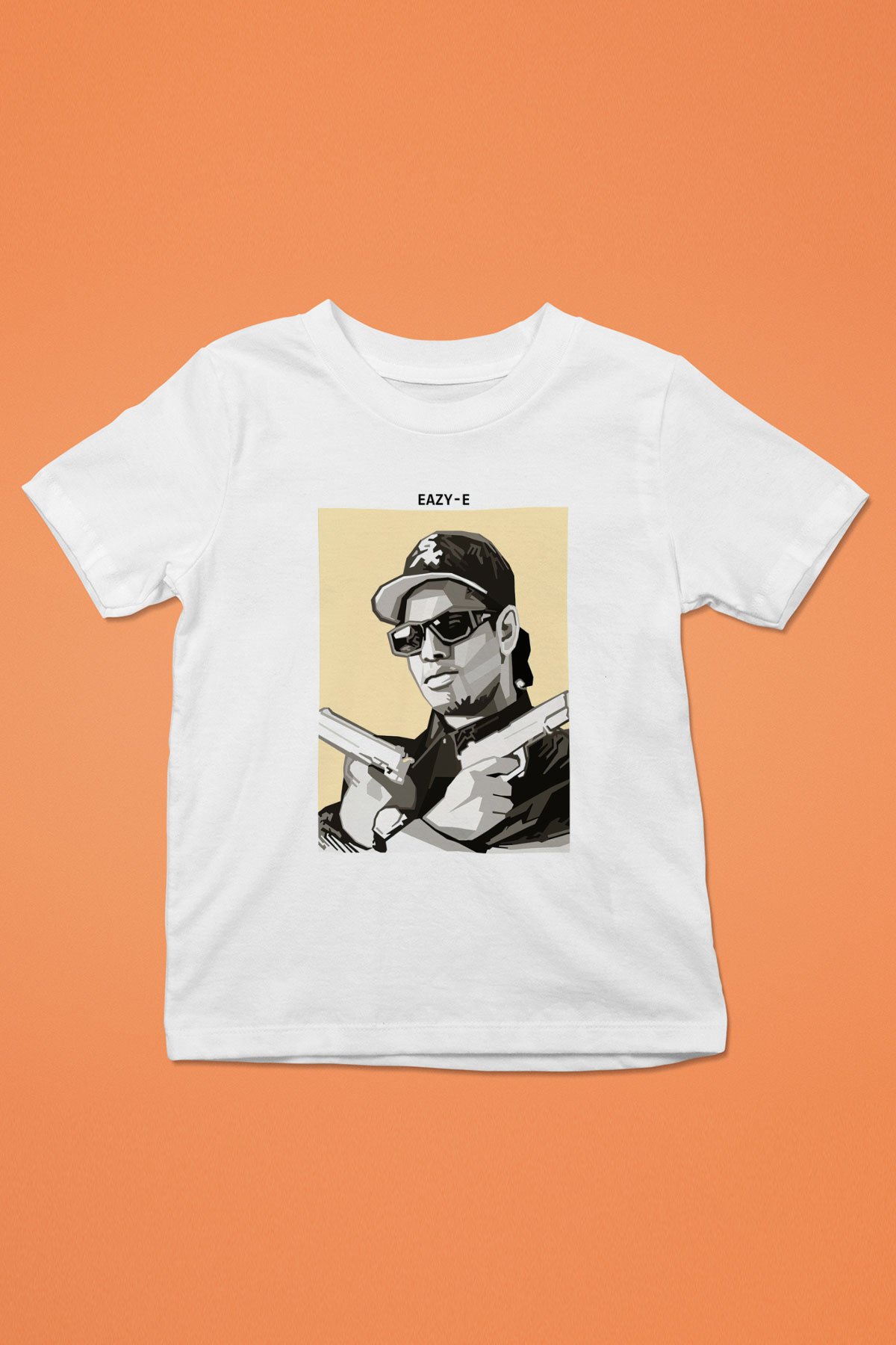 Eazy-E Beyaz Unisex Çocuk Tişört