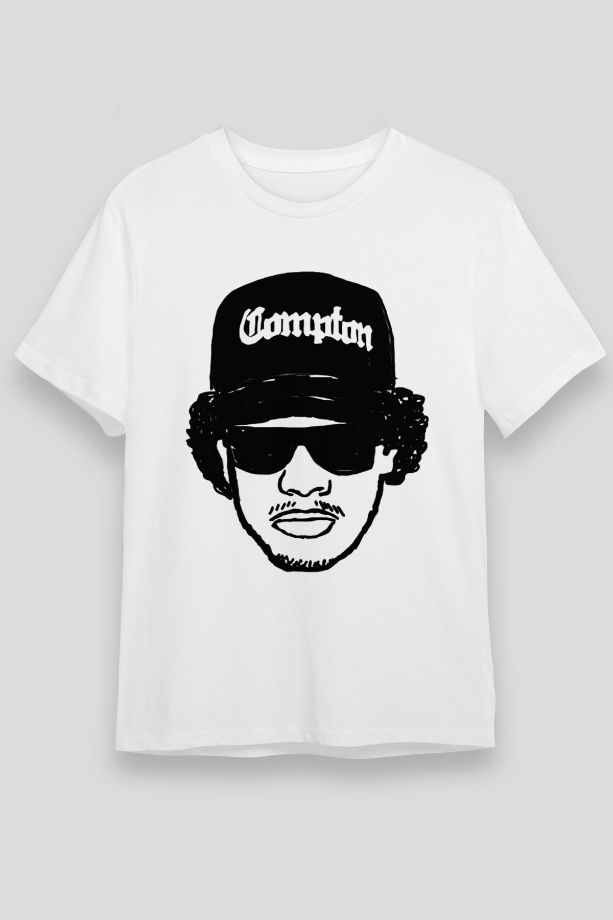 Eazy-E Beyaz Unisex Tişört T-Shirt - TişörtFabrikası