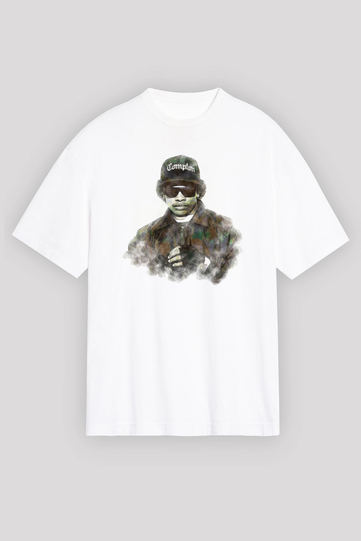 Eazy-E Beyaz Unisex Tişört T-Shirt - TişörtFabrikası