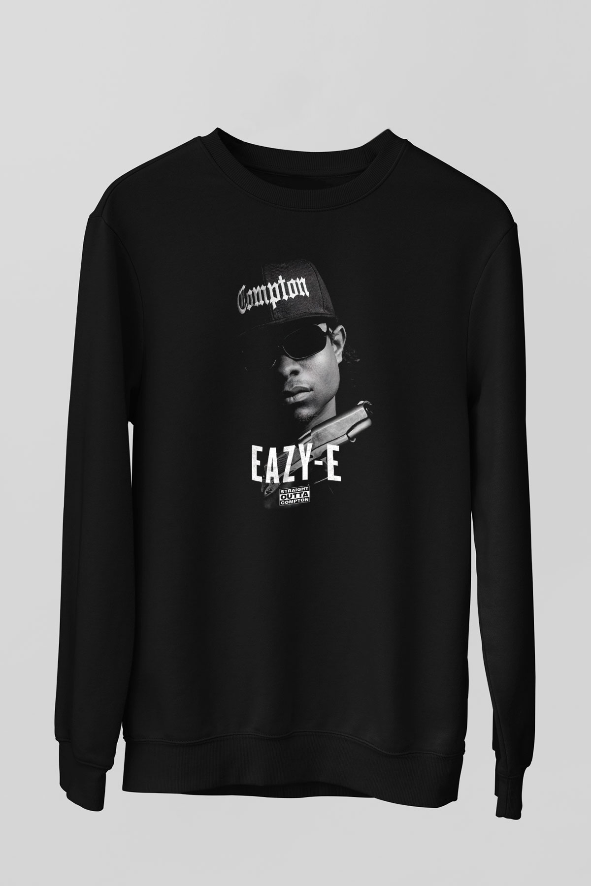 Eazy-E Siyah Unisex Sweatshirt