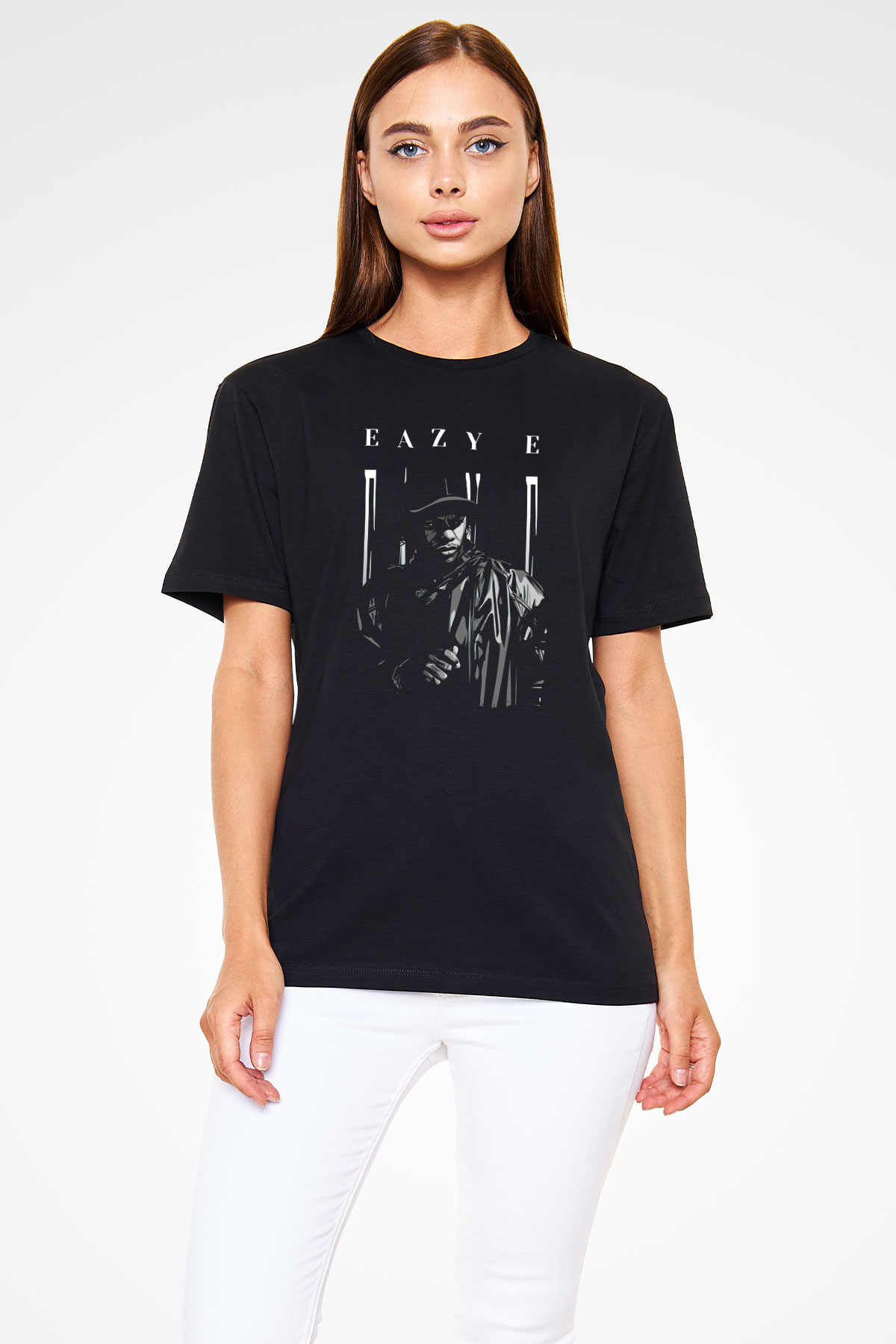Eazy-E Siyah Unisex Tişört T-Shirt - TişörtFabrikası
