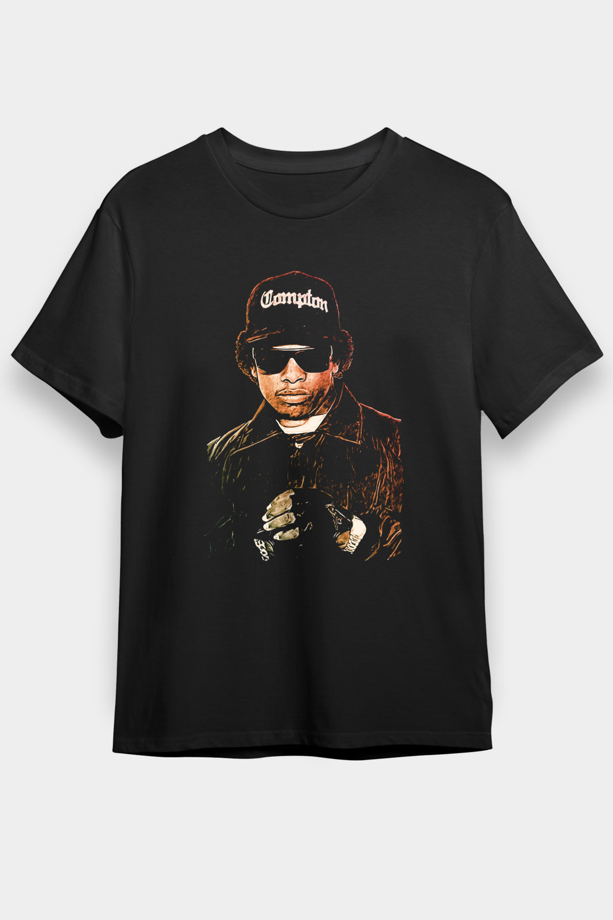 Eazy-E Siyah Unisex Tişört T-Shirt - TişörtFabrikası