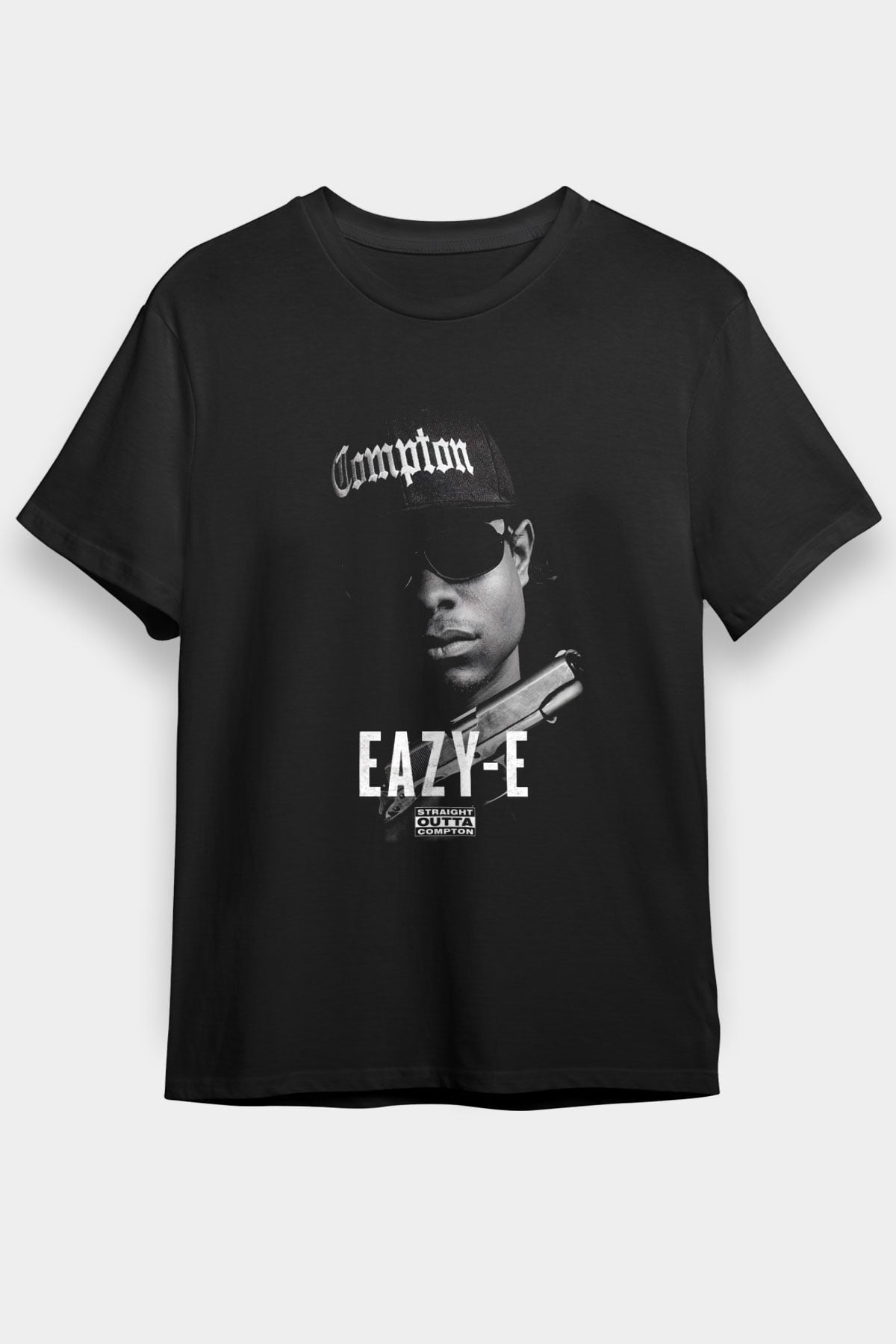 Eazy-E Siyah Unisex Tişört T-Shirt - TişörtFabrikası