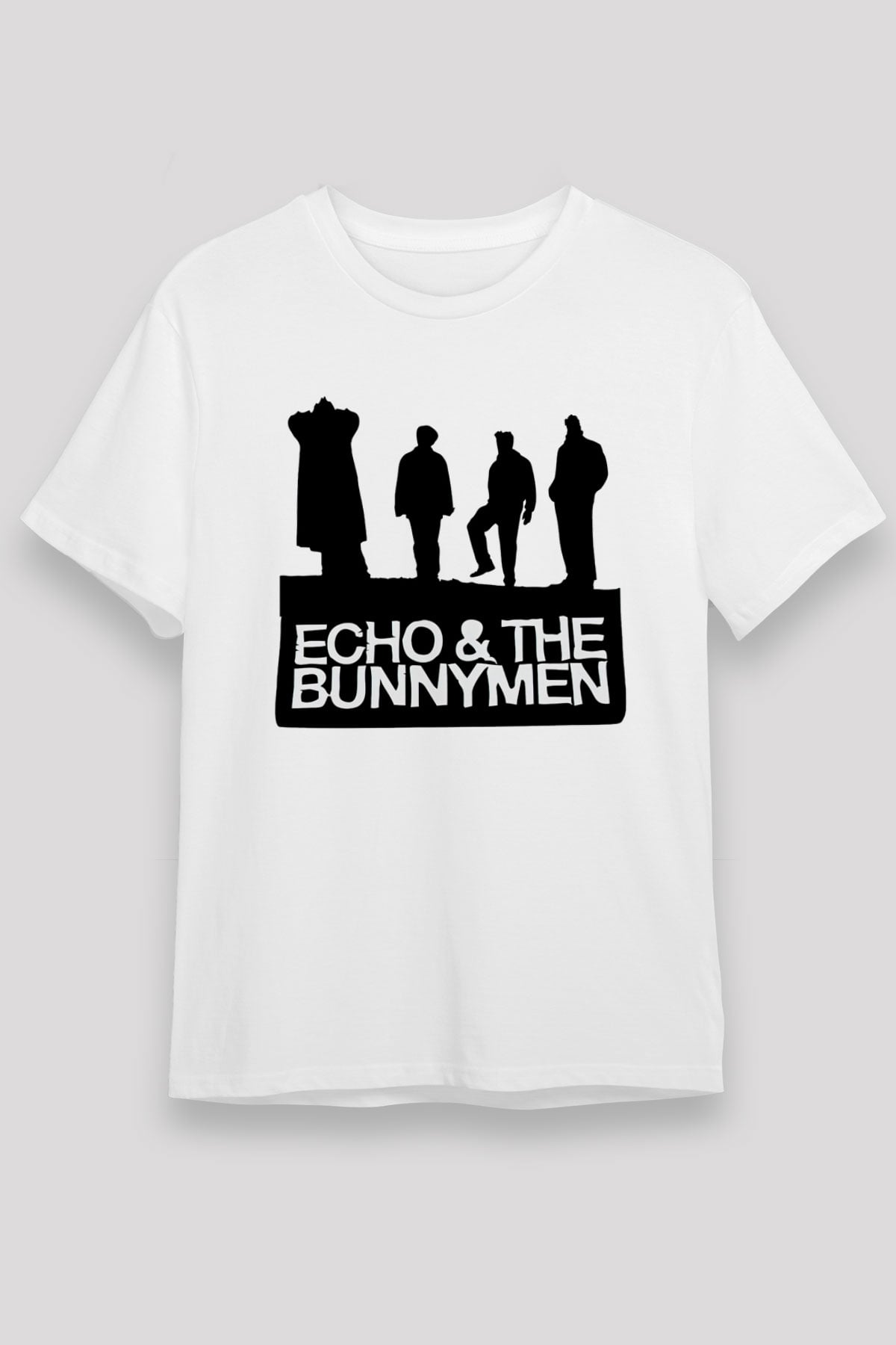 Echo and the Bunnymen Beyaz Unisex Tişört T-Shirt - TişörtFabrikası