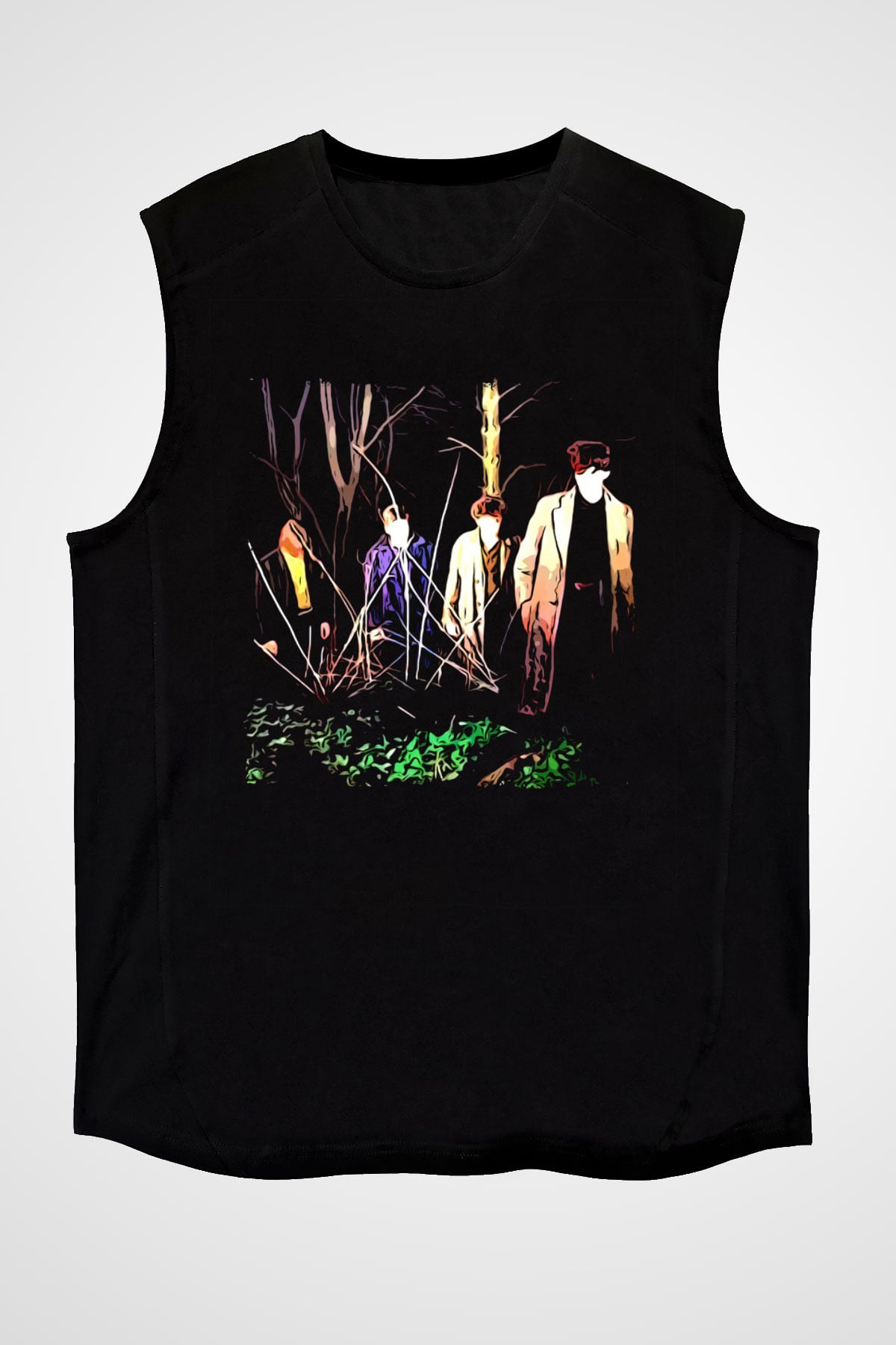 Echo and the Bunnymen Siyah Unisex Kolsuz Tişört