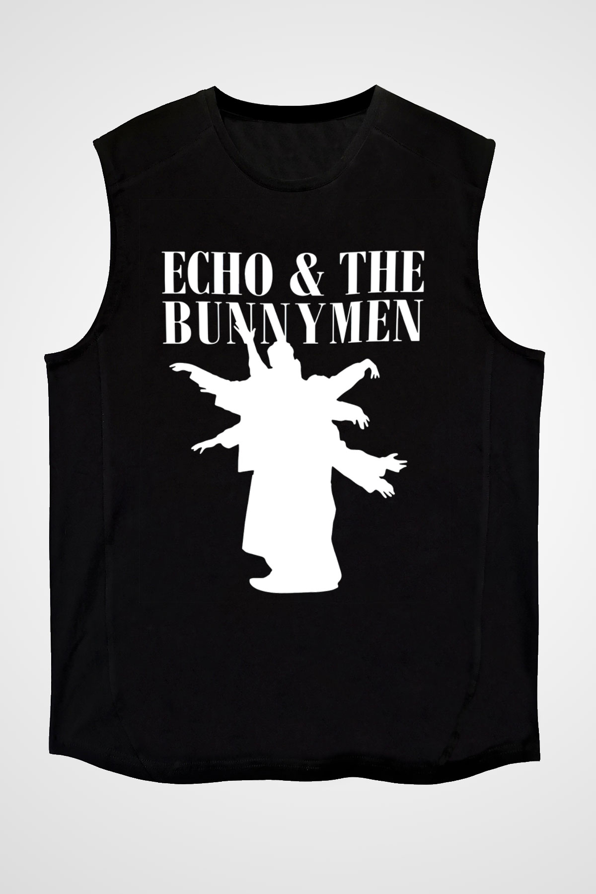 Echo and the Bunnymen Siyah Unisex Kolsuz Tişört