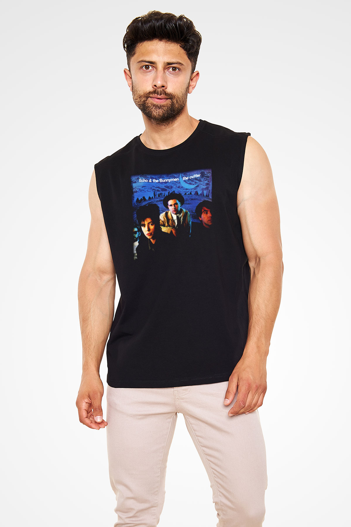 Echo and the Bunnymen Siyah Unisex Kolsuz Tişört