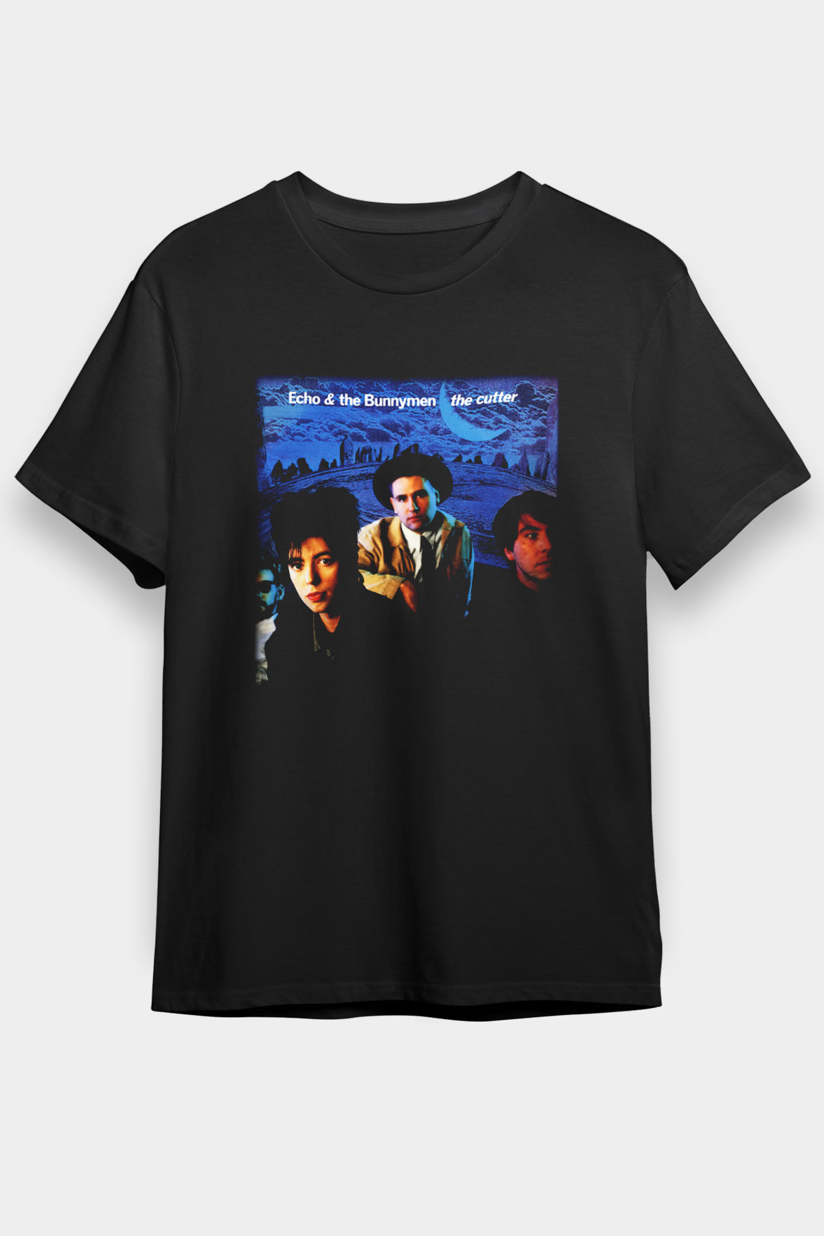 Echo and the Bunnymen Siyah Unisex Tişört T-Shirt - TişörtFabrikası
