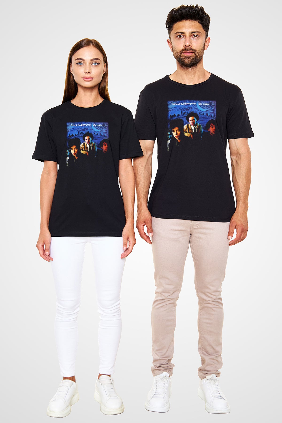 Echo and the Bunnymen Siyah Unisex Tişört T-Shirt - TişörtFabrikası