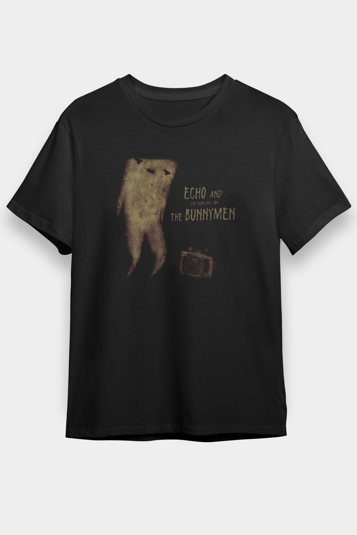 Echo and the Bunnymen Siyah Unisex Tişört T-Shirt - TişörtFabrikası