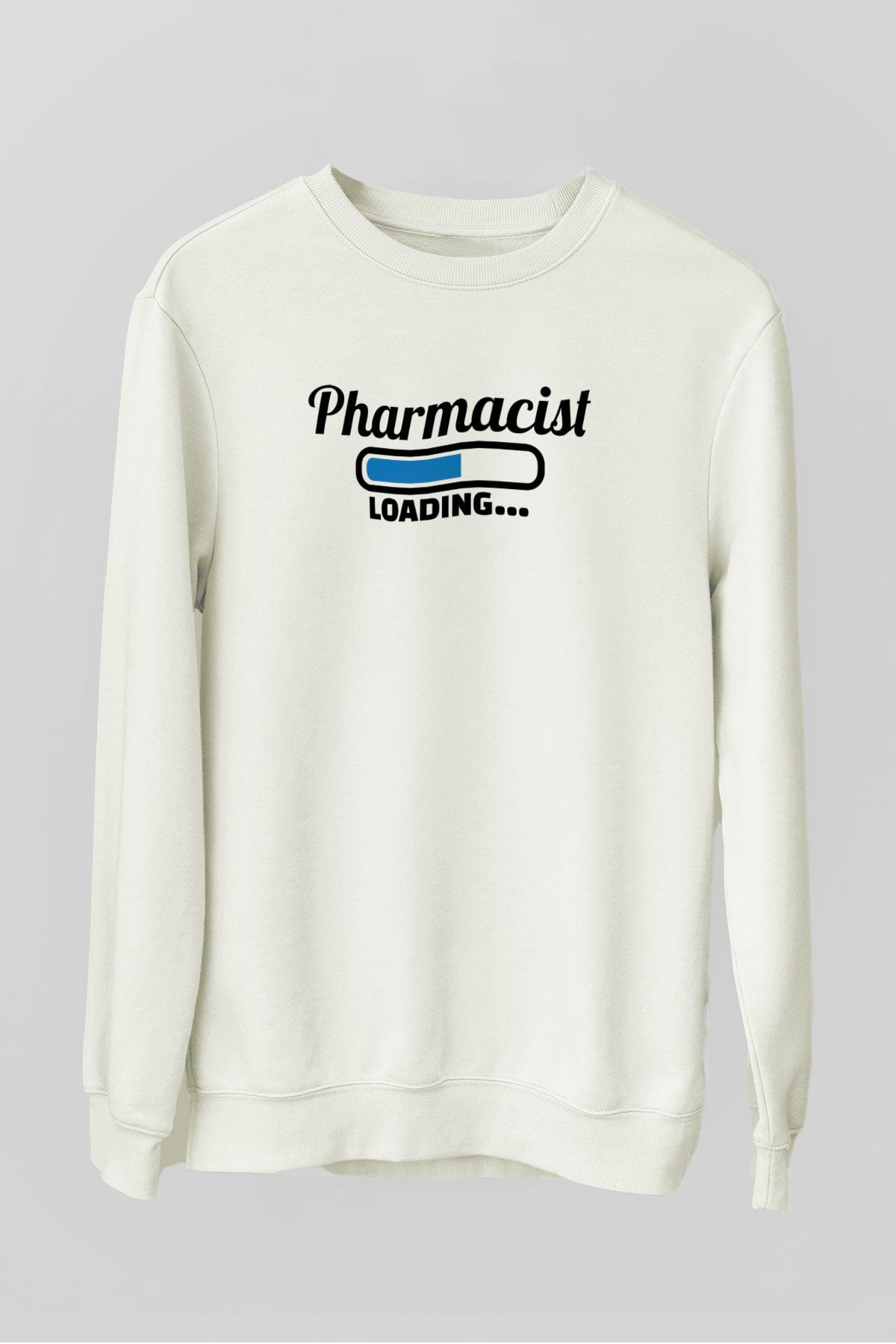 Eczacı Beyaz Unisex Sweatshirt