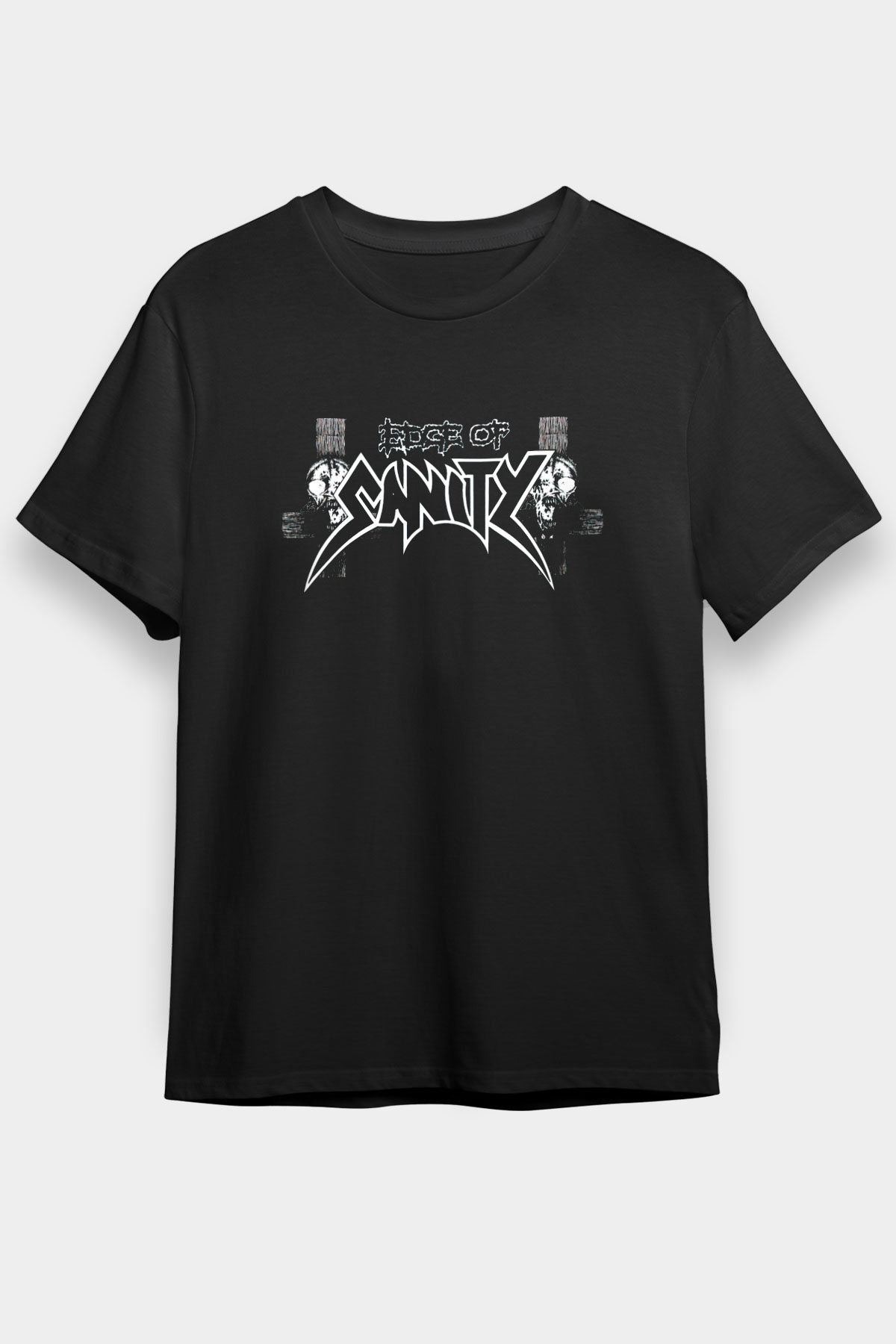 Edge of Sanity Siyah Unisex Tişört T-Shirt - TişörtFabrikası