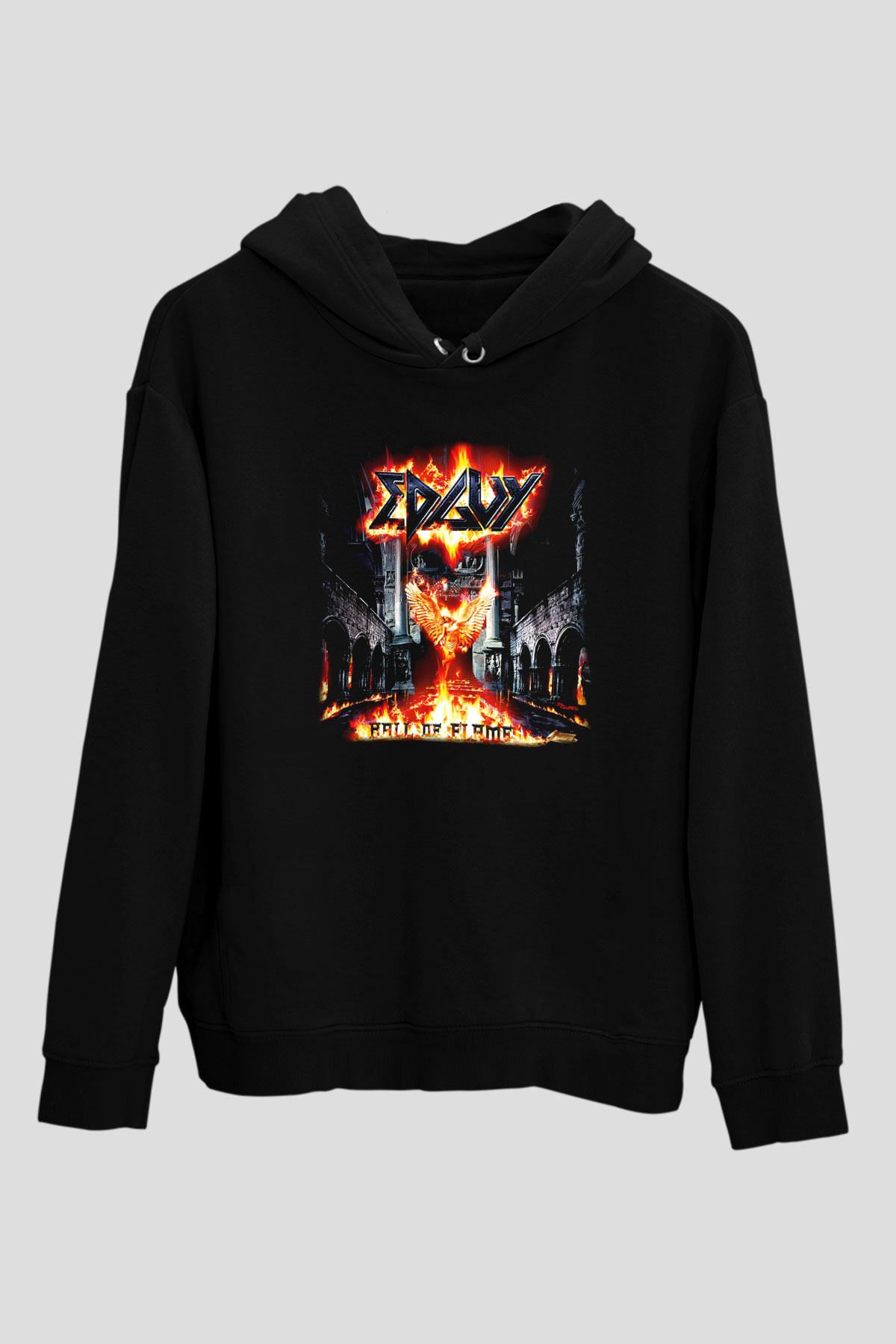 Edguy Siyah Unisex Hoodie