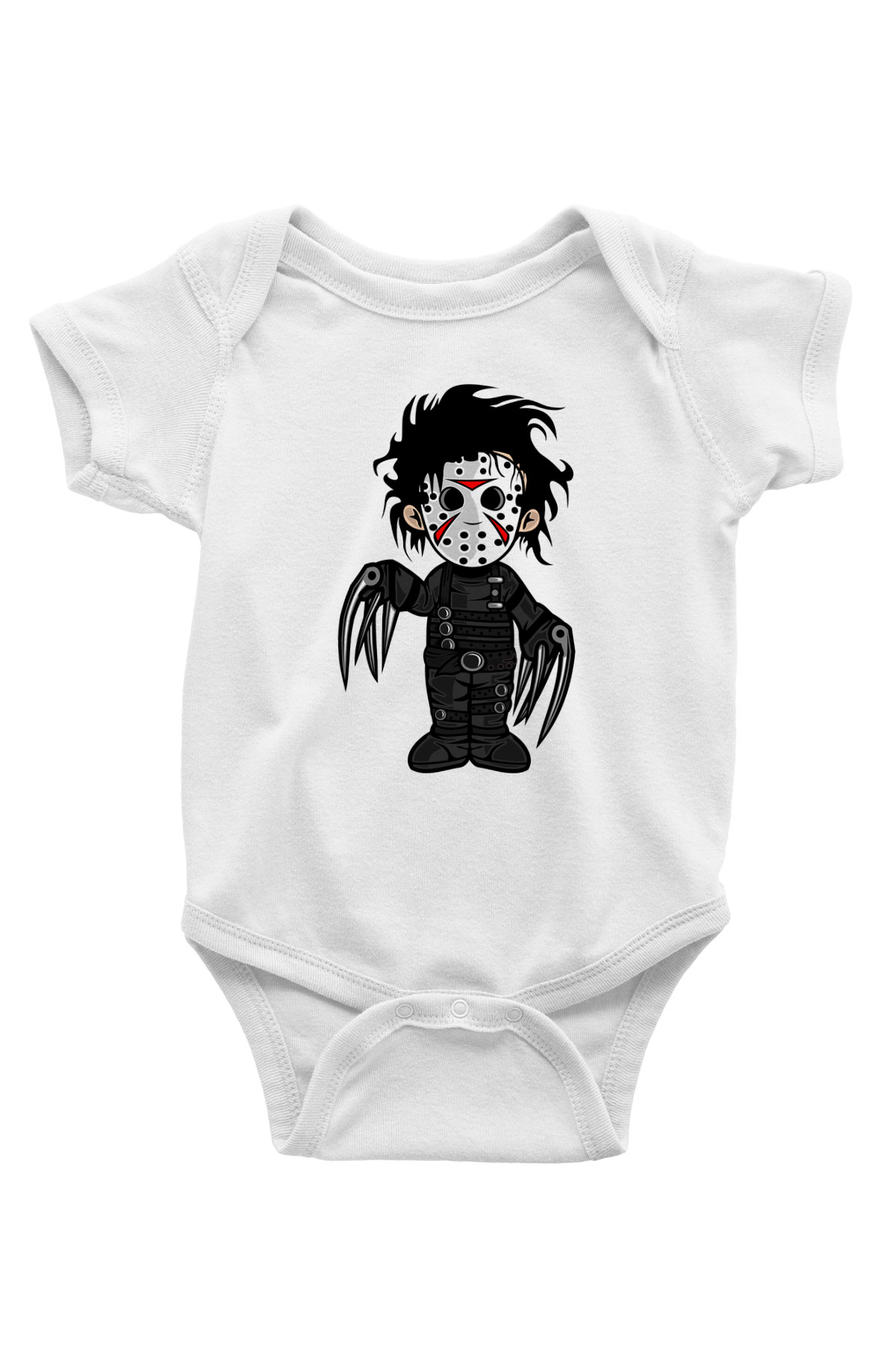Edward Baskılı Unisex Beyaz Bebek Body - Zıbın