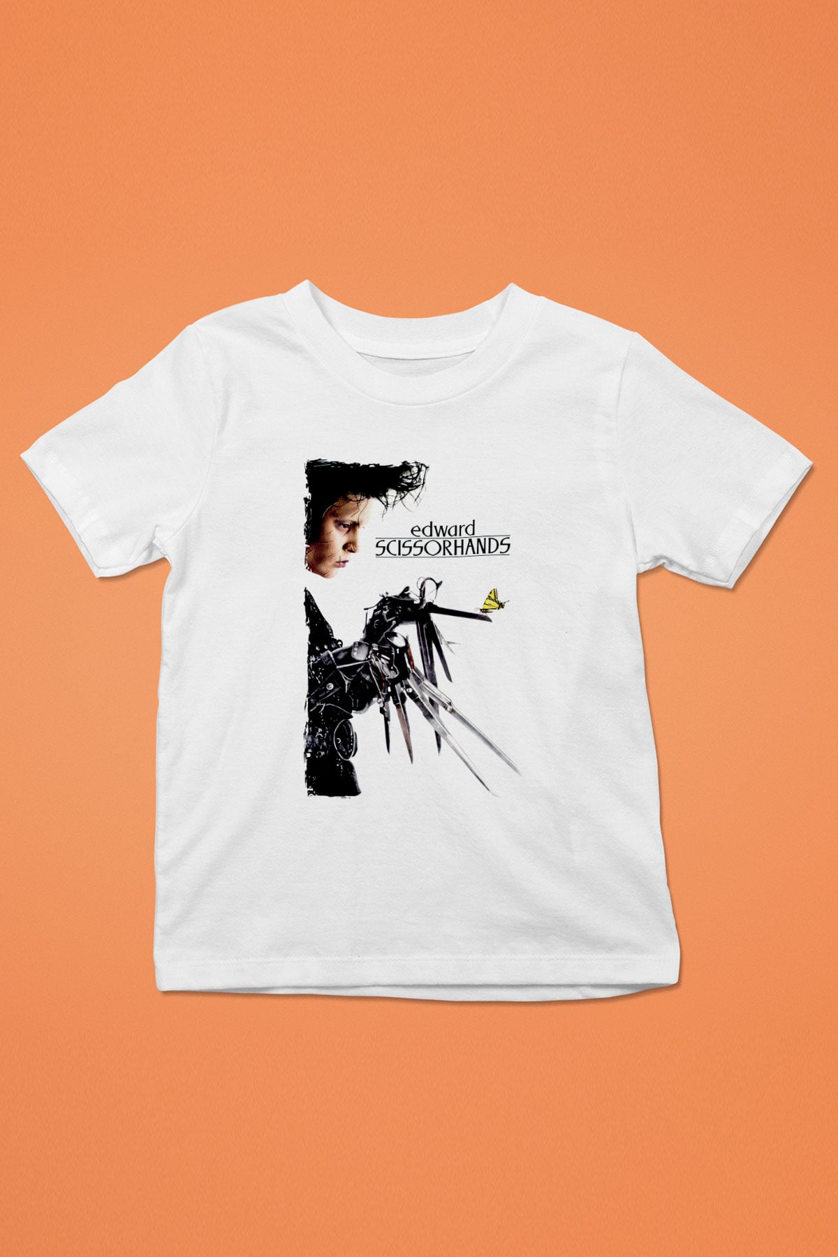 Edward Scissorhands Beyaz Unisex  Çocuk Tişört