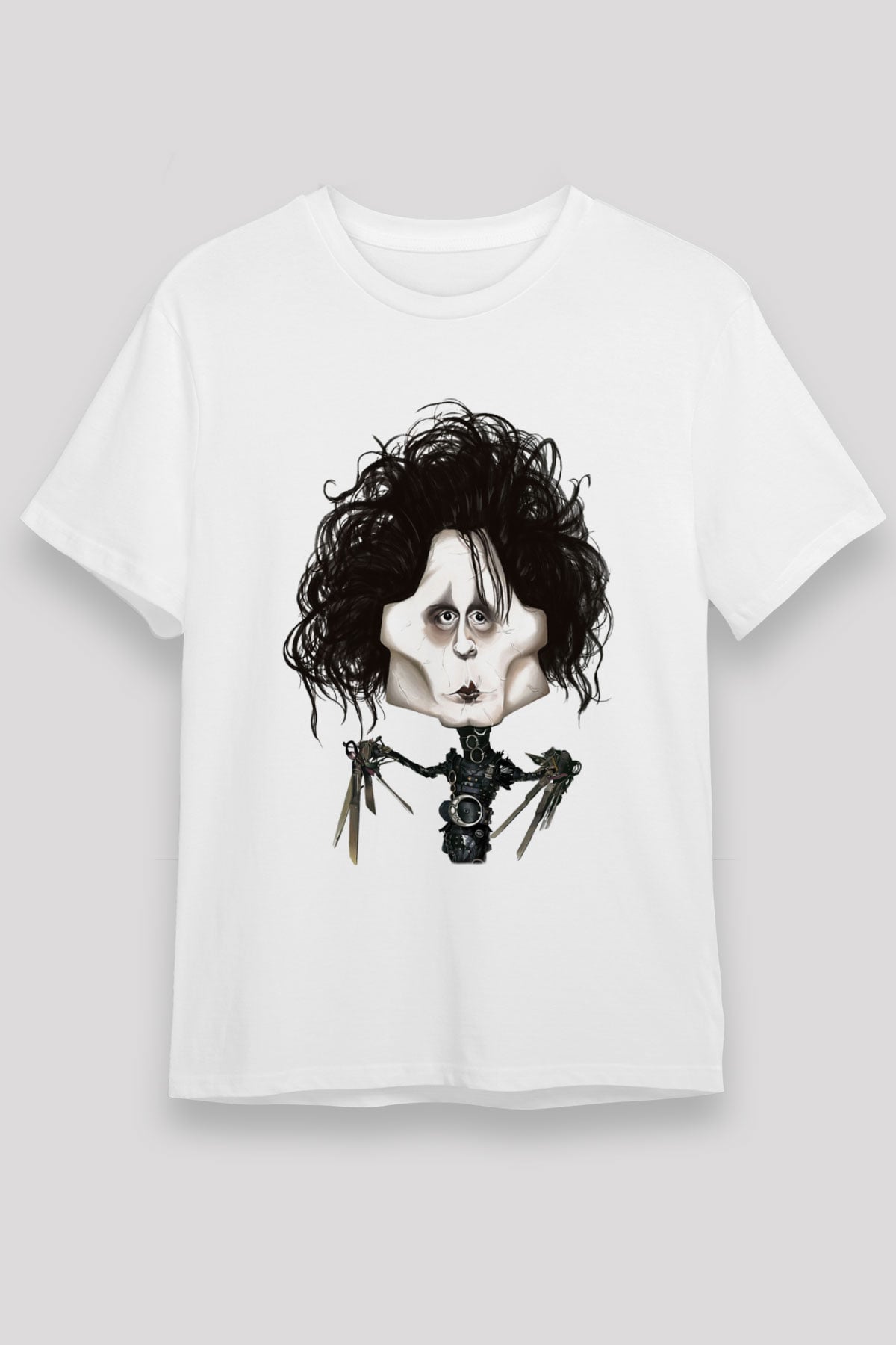 Edward Scissorhands Beyaz Unisex Tişört