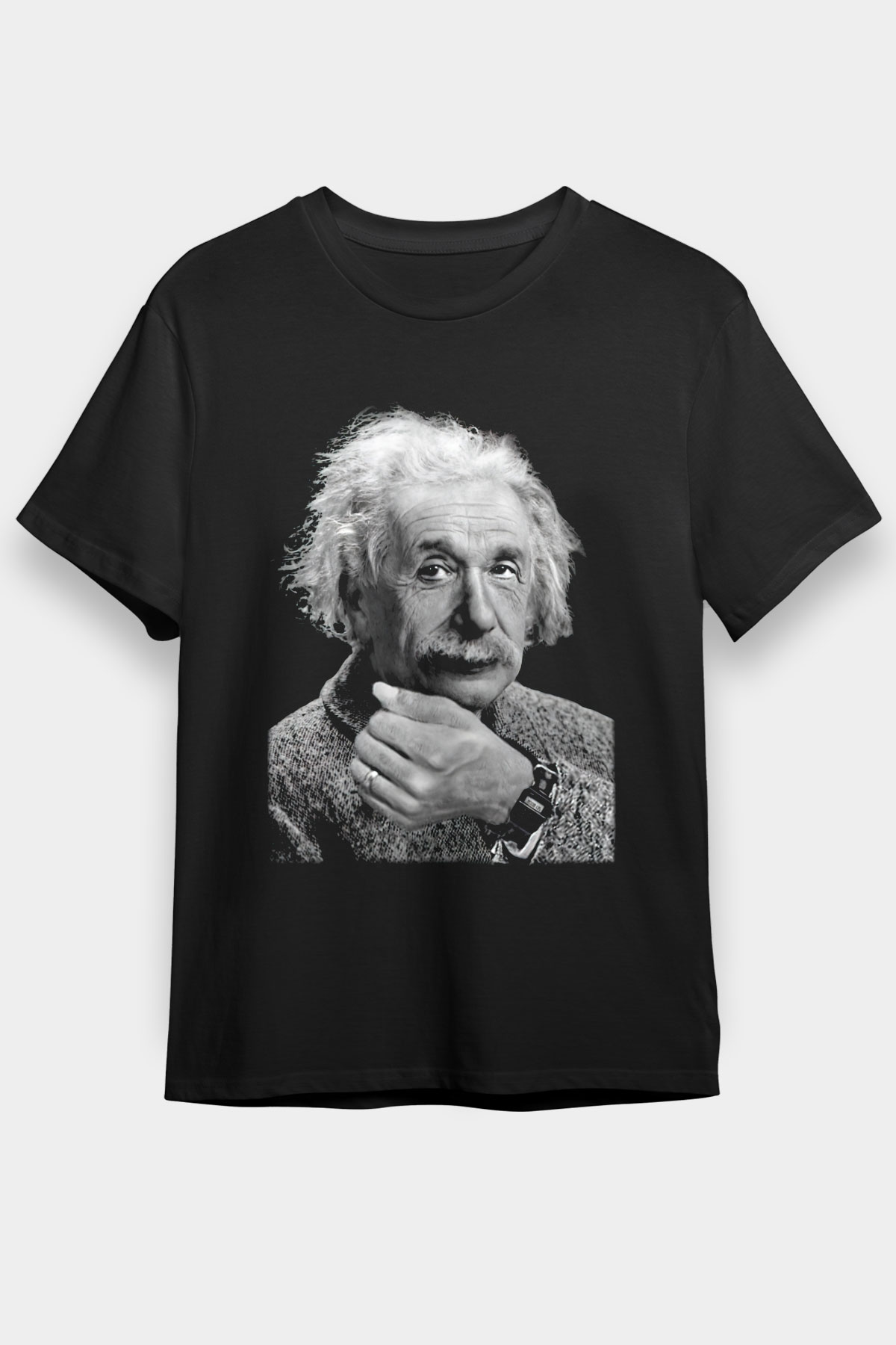 Einstein Siyah Unisex Tişört T-Shirt - TişörtFabrikası