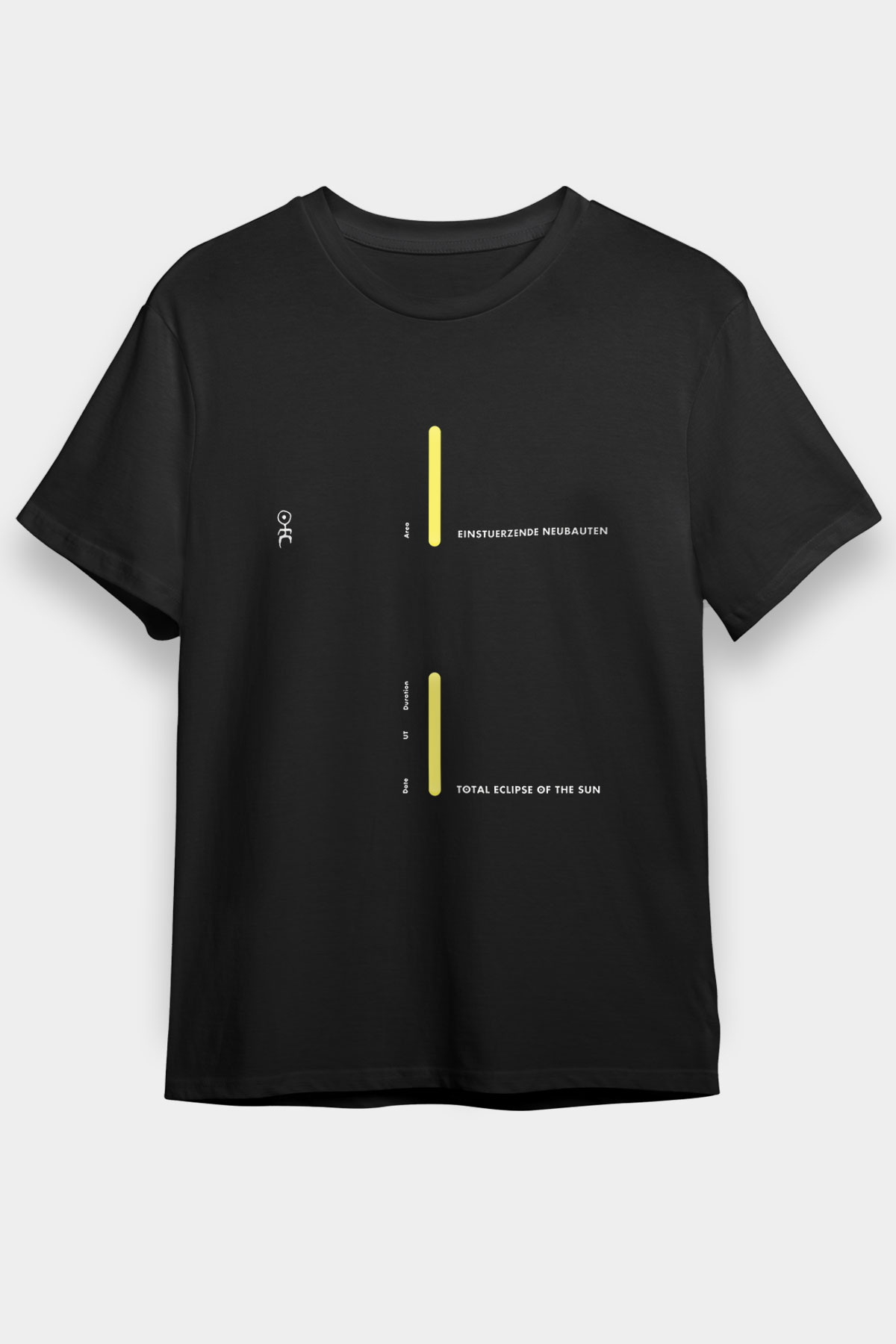 Einstürzende Neubauten Baskılı Unisex Siyah Tişört