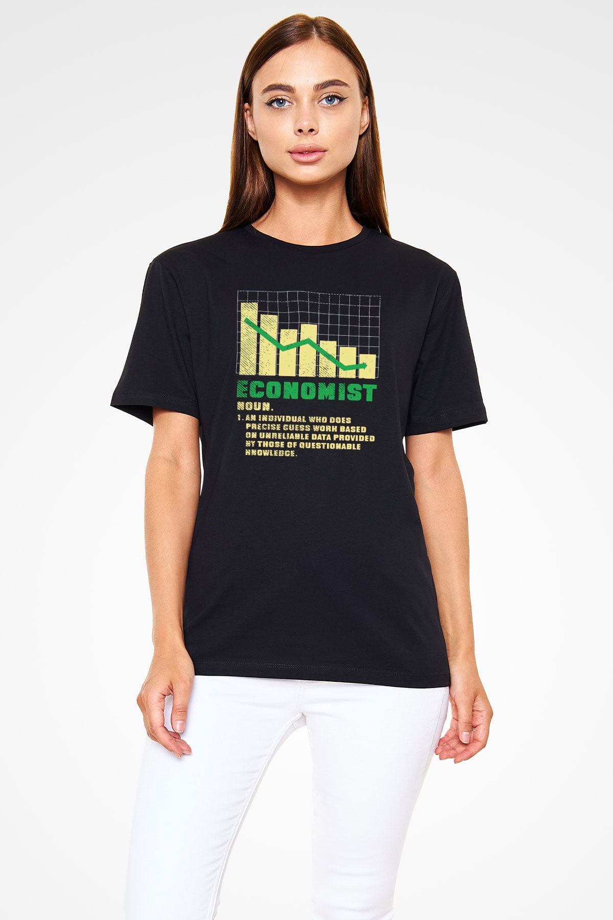 Ekonomist Siyah Unisex Tişört T-Shirt - TişörtFabrikası