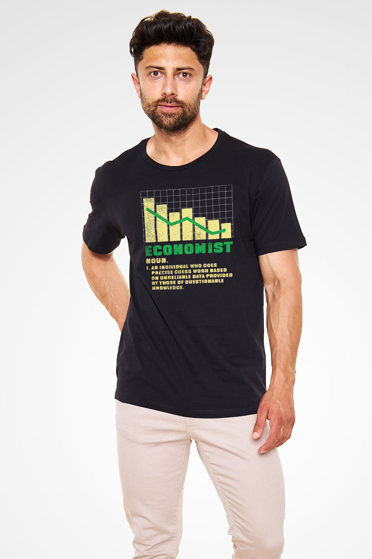 Ekonomist Siyah Unisex Tişört T-Shirt - TişörtFabrikası