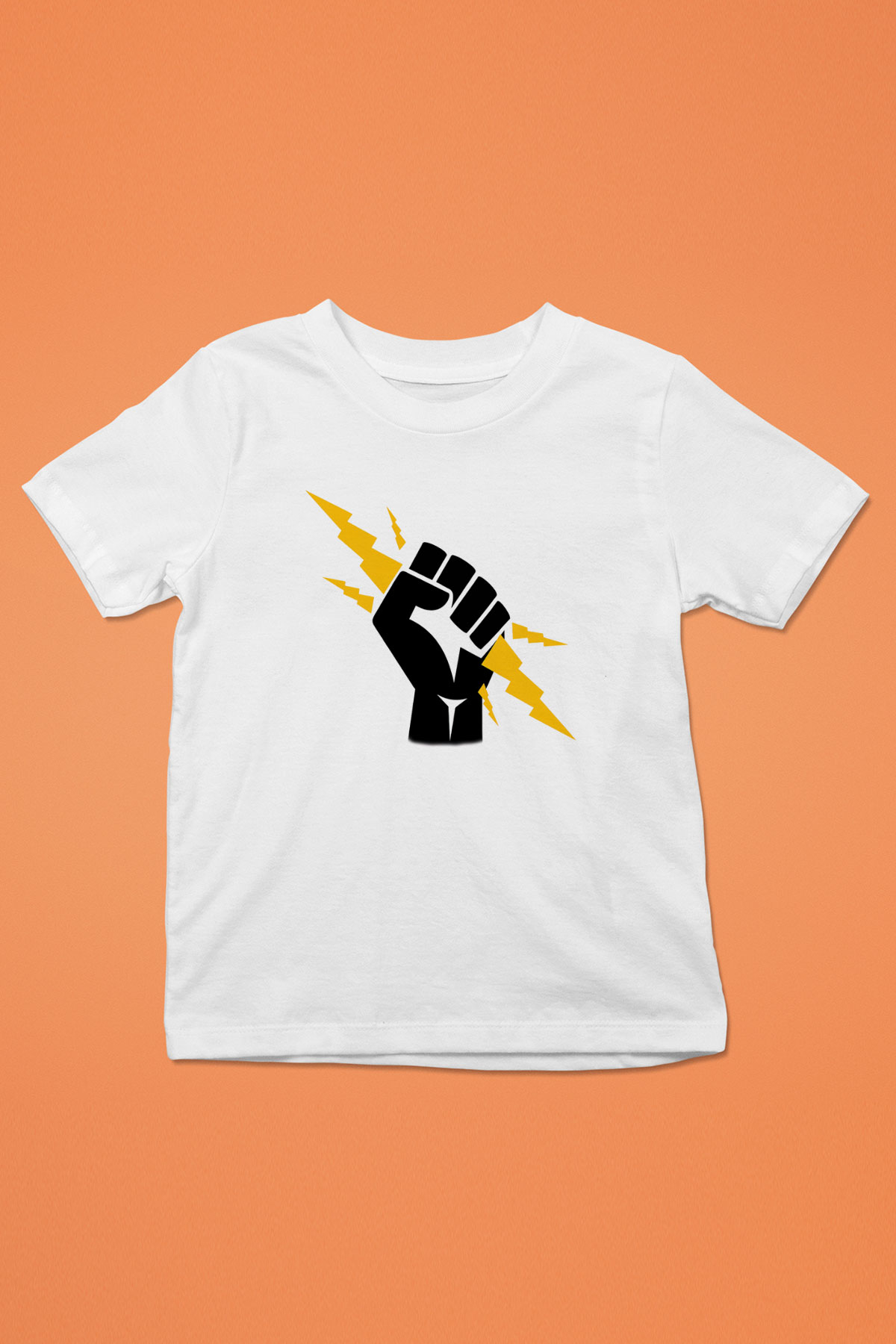 Elektrikçi Baskılı Beyaz Unisex Çocuk Tişört