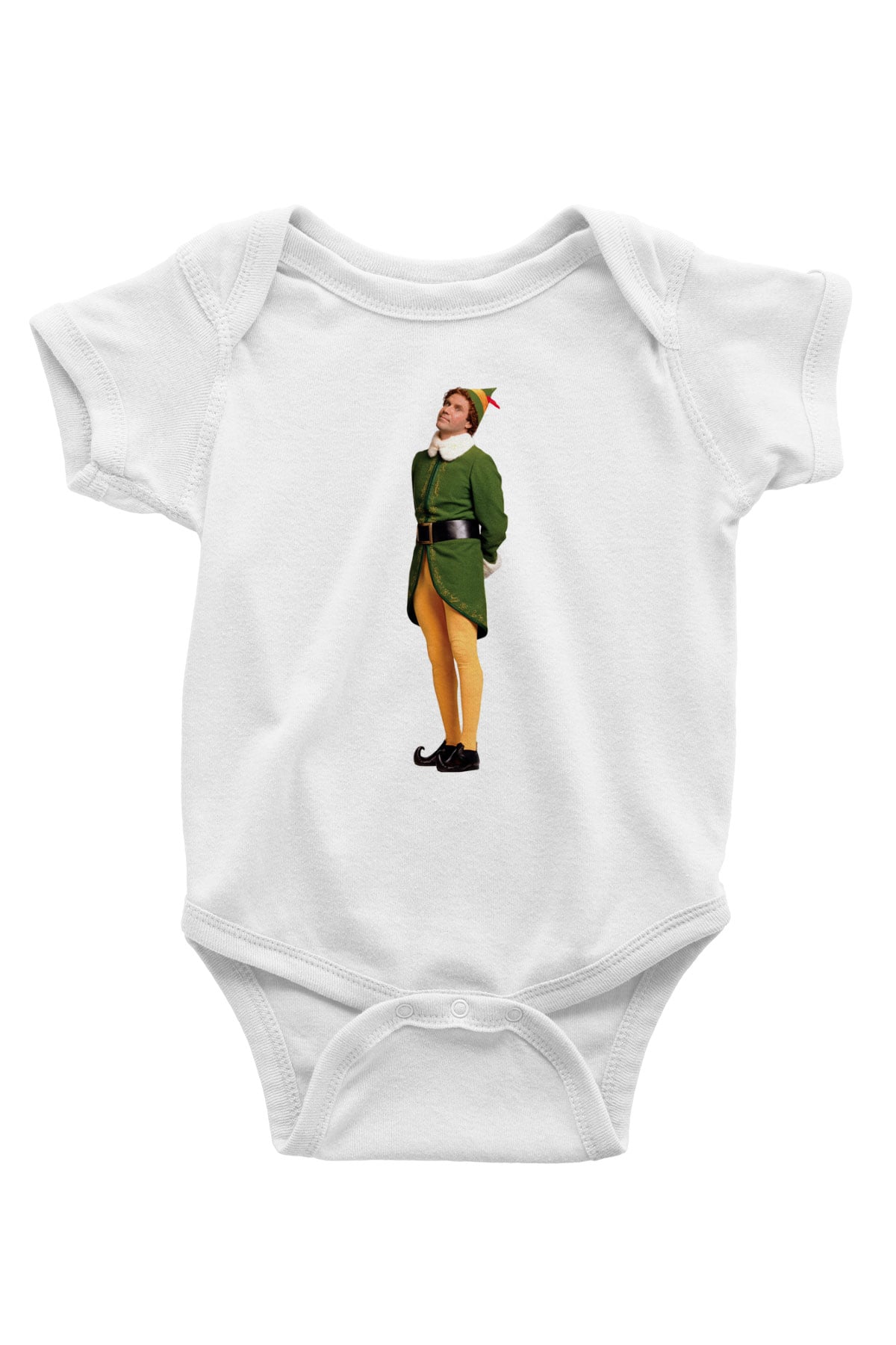 Elf Beyaz Bebek Body - Zıbın