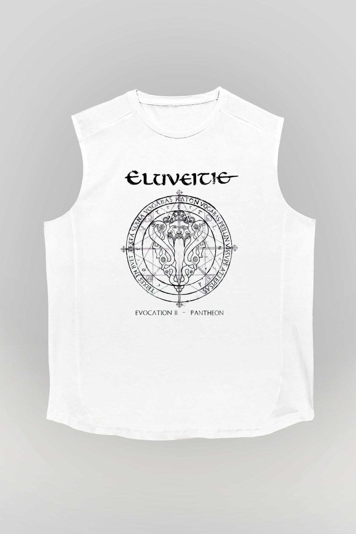 Eluveitie Beyaz Unisex Kolsuz Tişört
