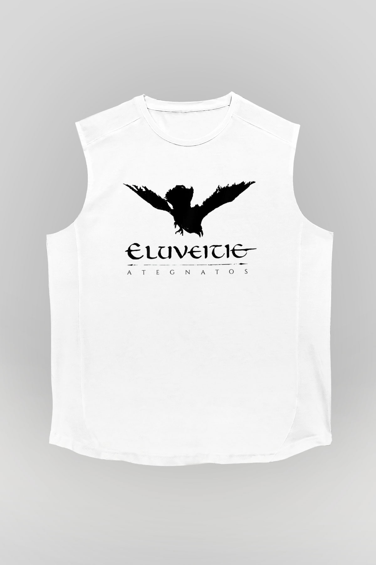 Eluveitie Beyaz Unisex Kolsuz Tişört