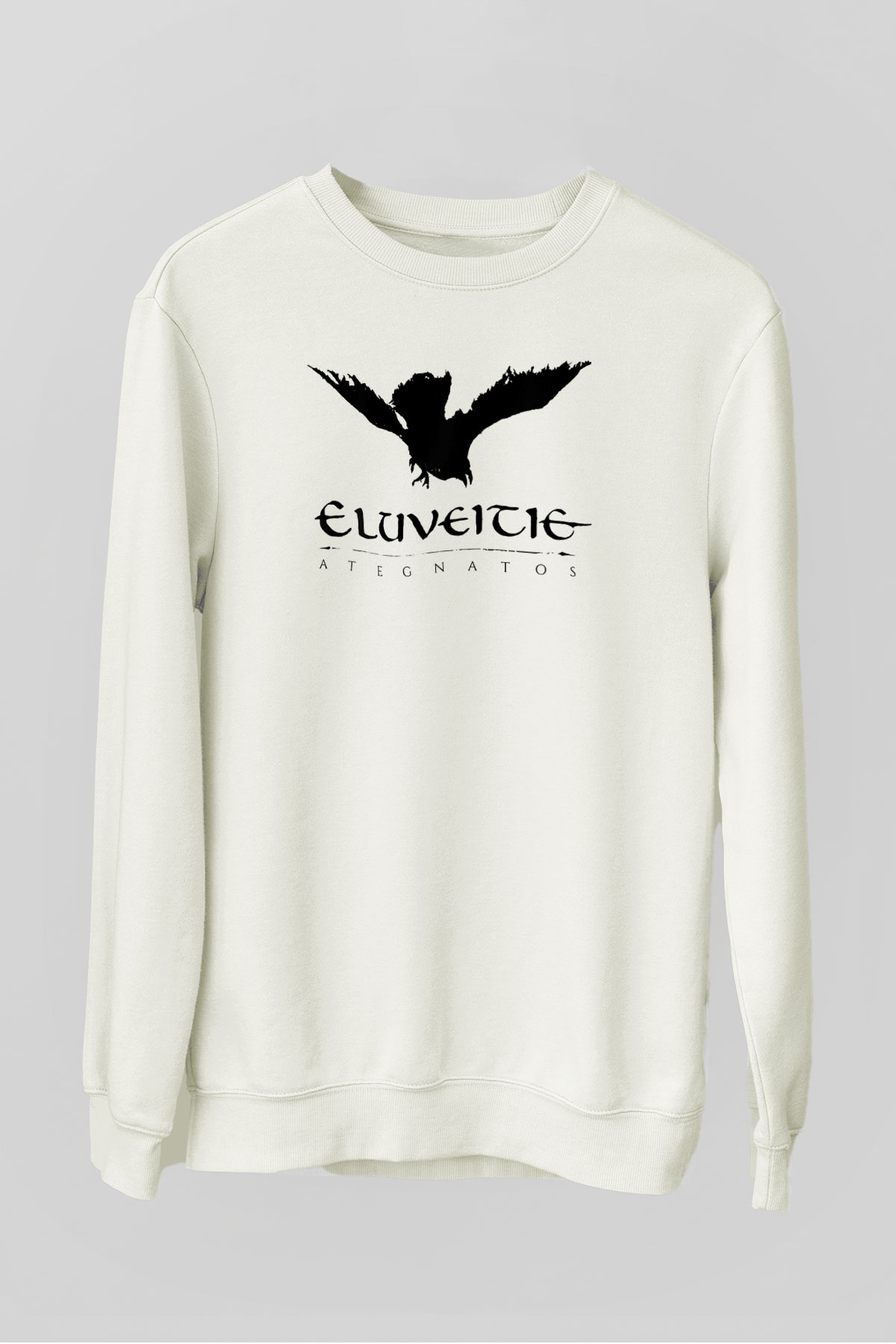 Eluveitie Beyaz Unisex Sweatshirt
