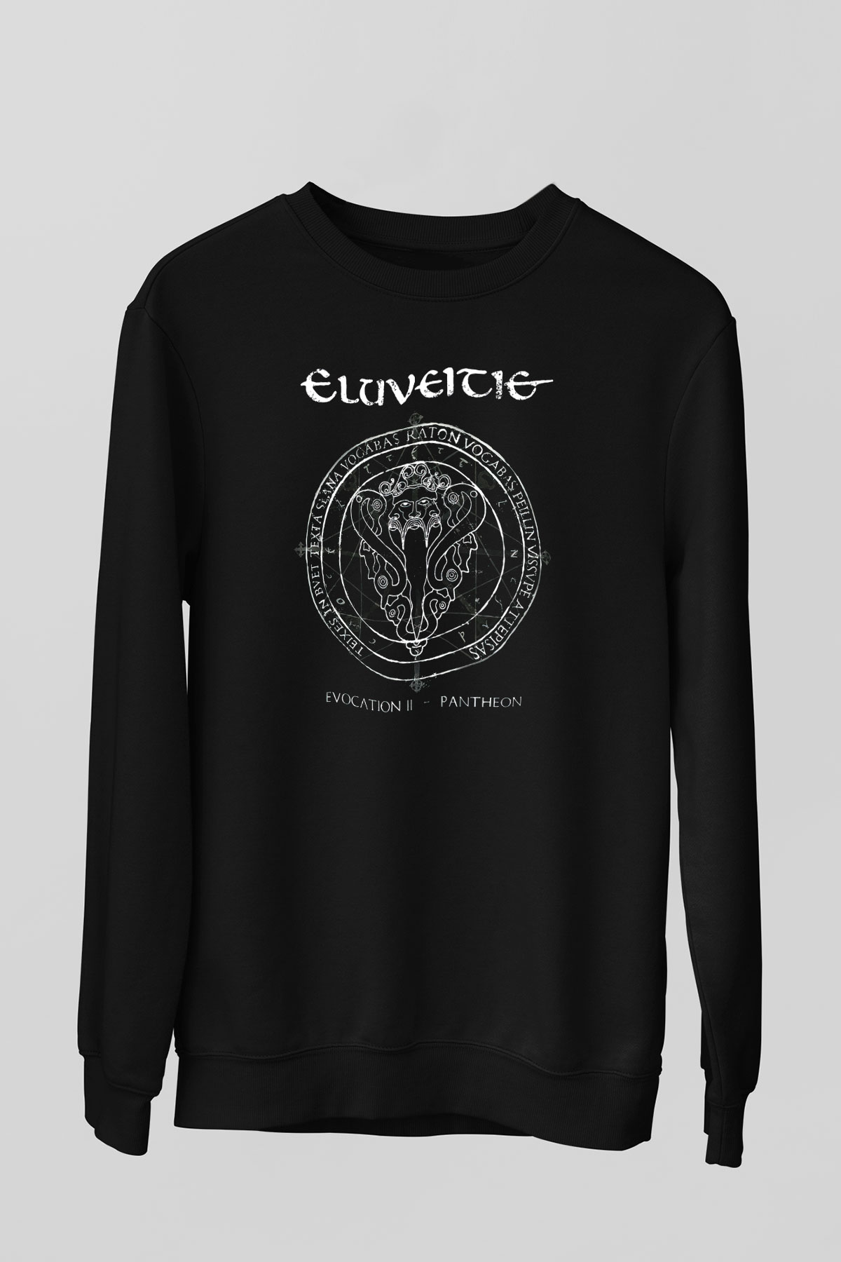 Eluveitie Siyah Unisex Sweatshirt