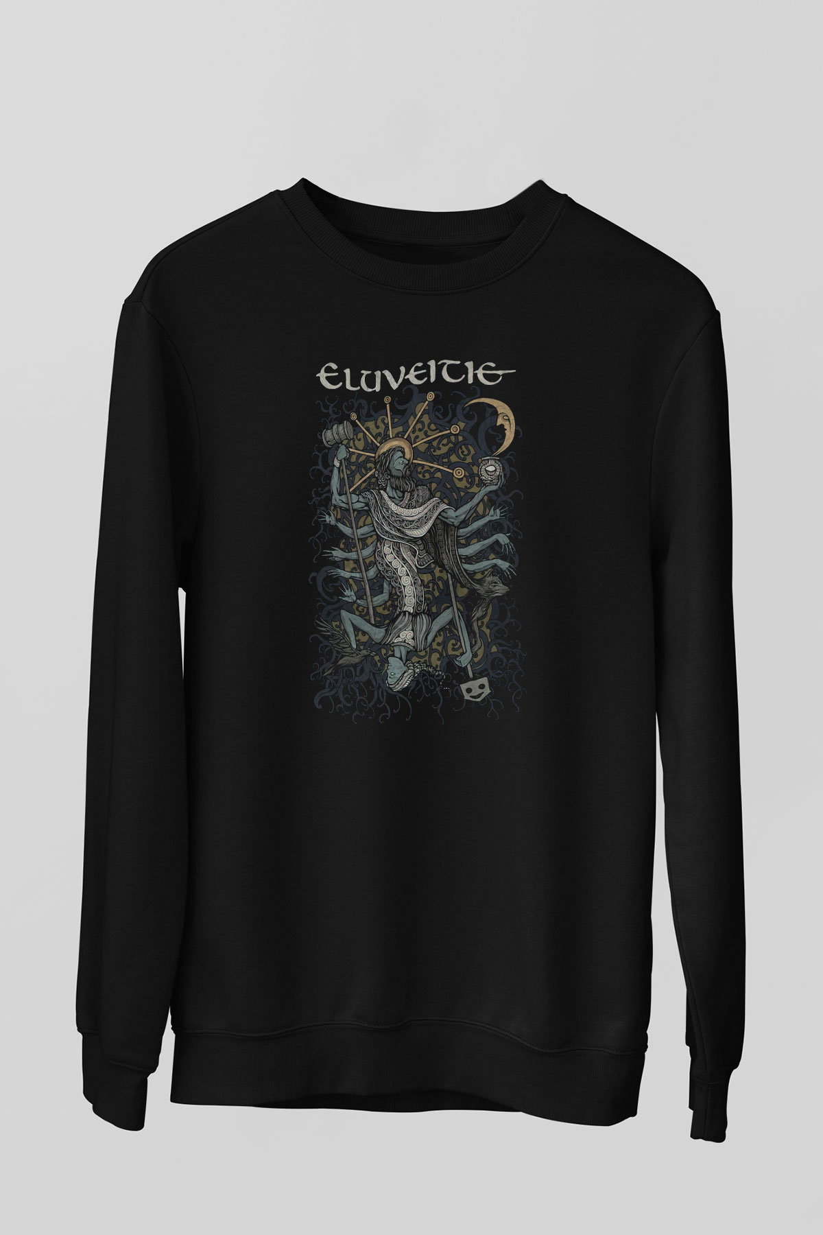 Eluveitie Siyah Unisex Sweatshirt