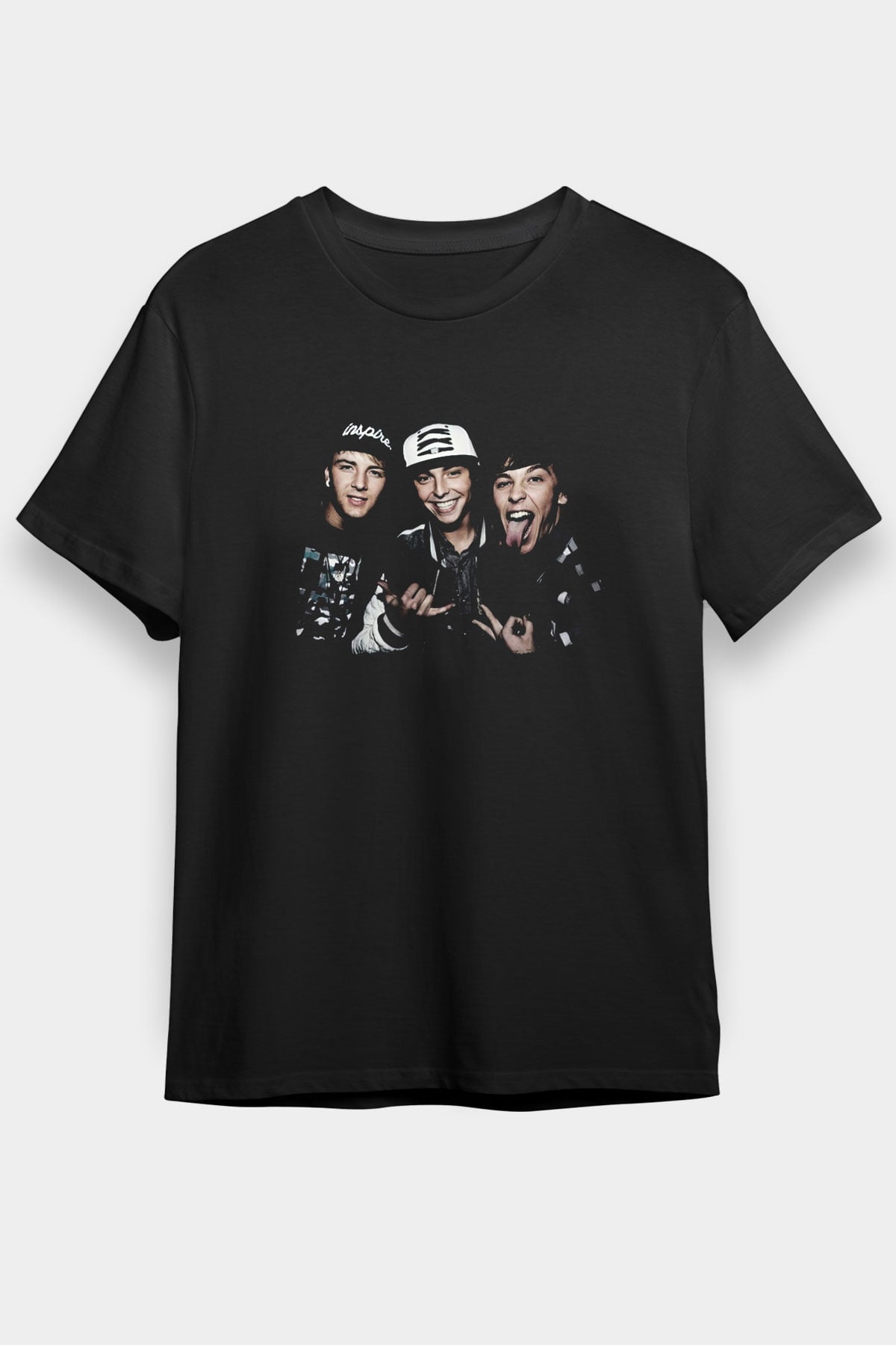 Emblem3 Siyah Unisex Tişört T-Shirt - TişörtFabrikası