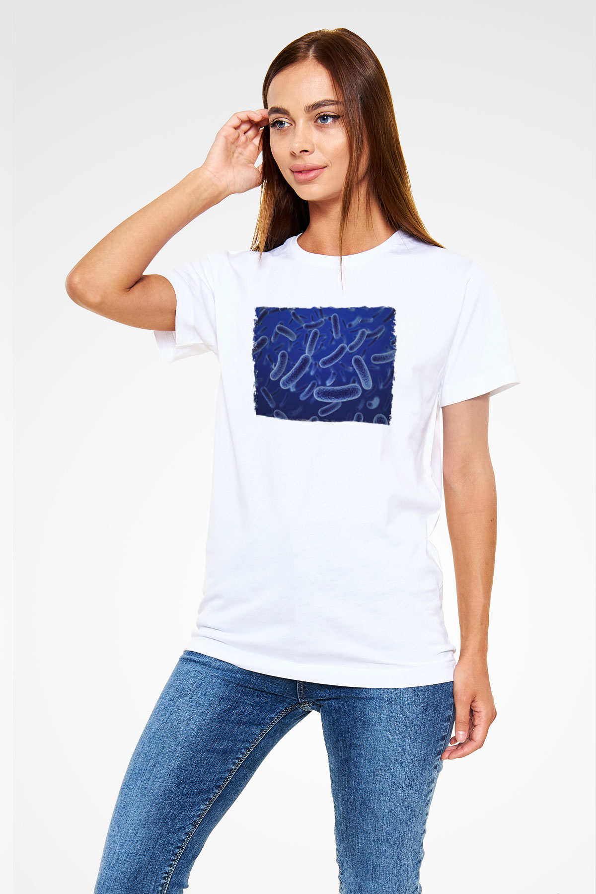 Embriyolog Beyaz Unisex Tişört T-Shirt - TişörtFabrikası