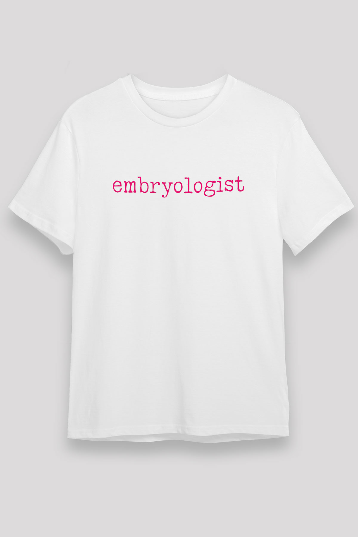 Embriyolog Beyaz Unisex Tişört T-Shirt - TişörtFabrikası