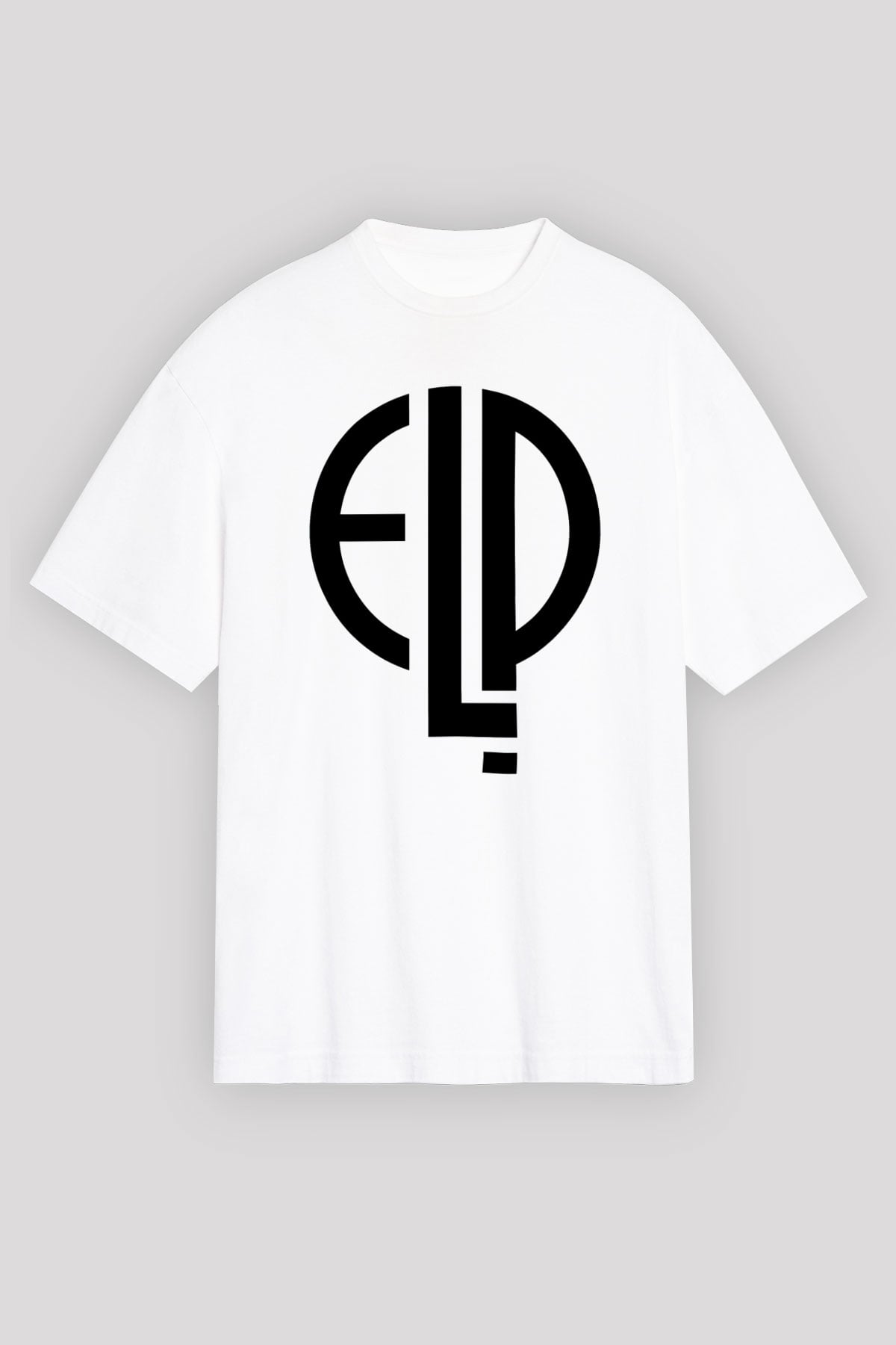 Emerson, Lake and Palmer Beyaz Unisex Oversize Tişört T-Shirt