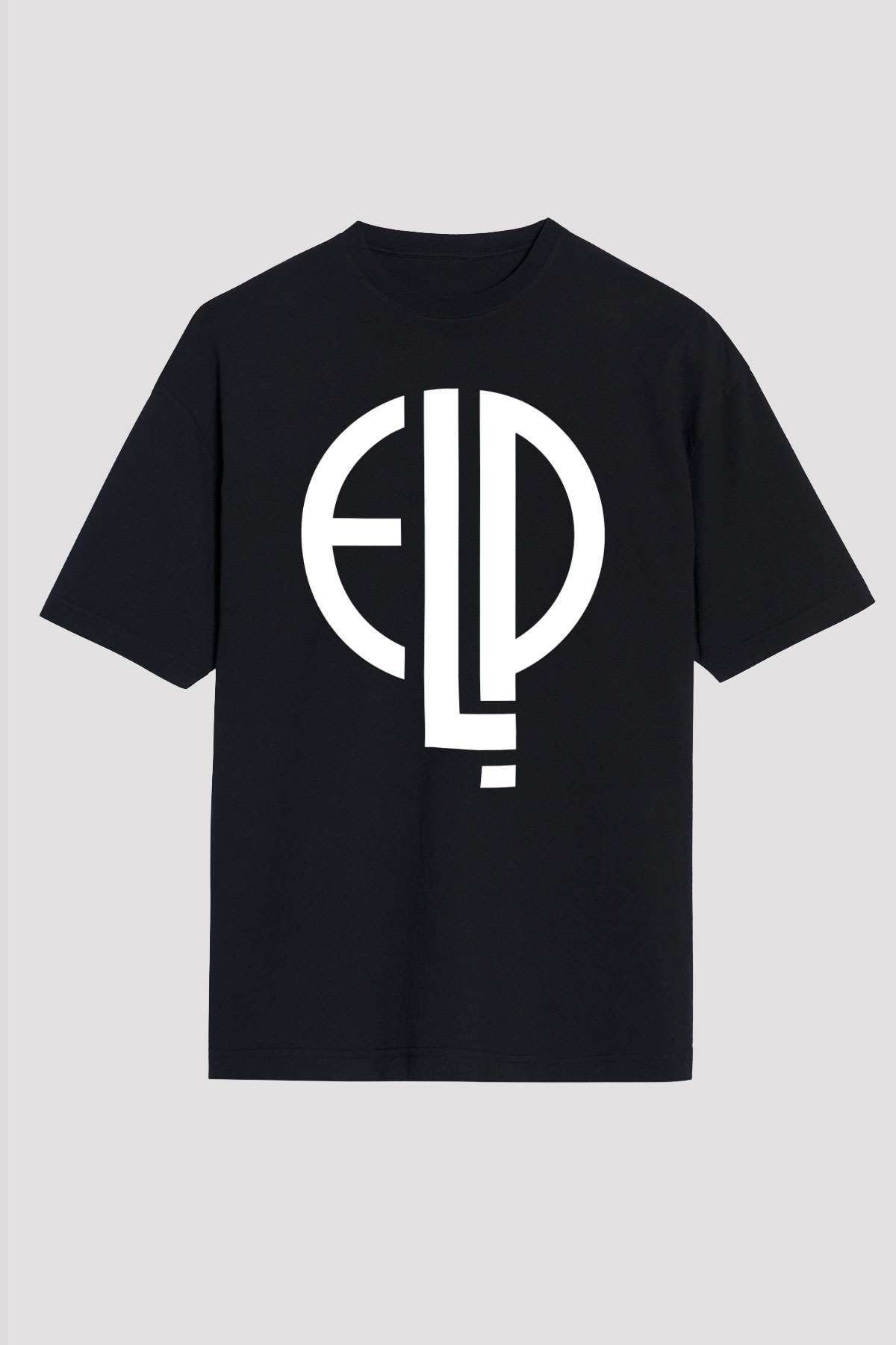 Emerson, Lake and Palmer Siyah Unisex Oversize Tişört T-Shirt