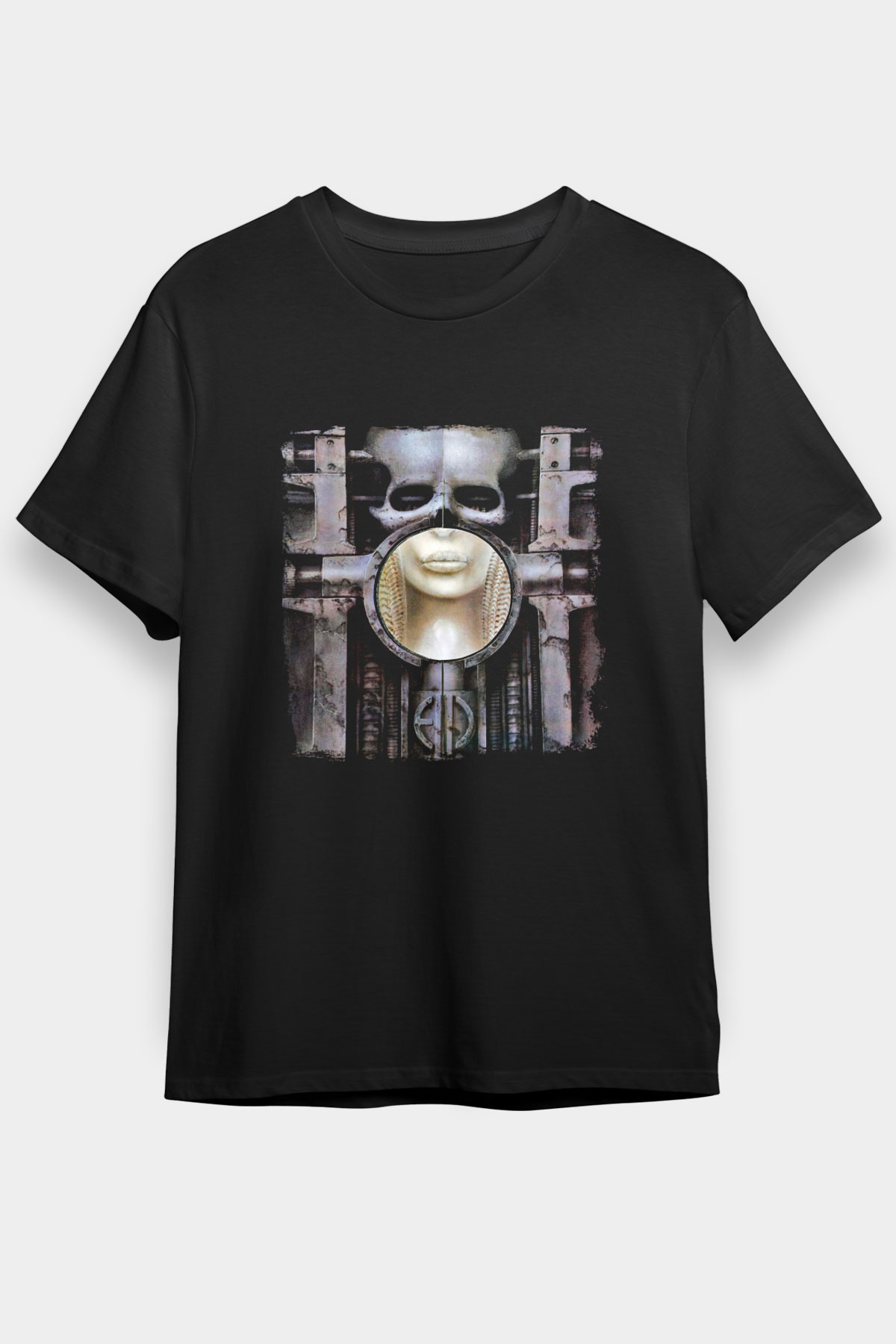 Emerson,Lake and Palmer Baskılı Unisex Siyah Tişört